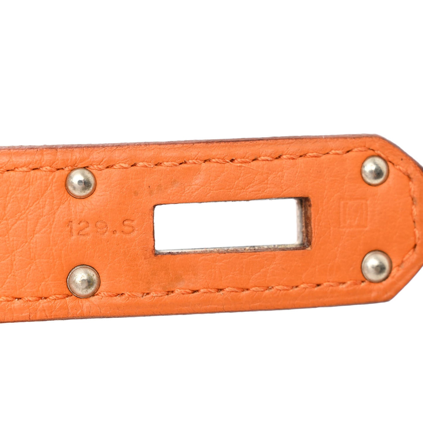 Taurillon Clemence Shoulder Kelly 40 Orange