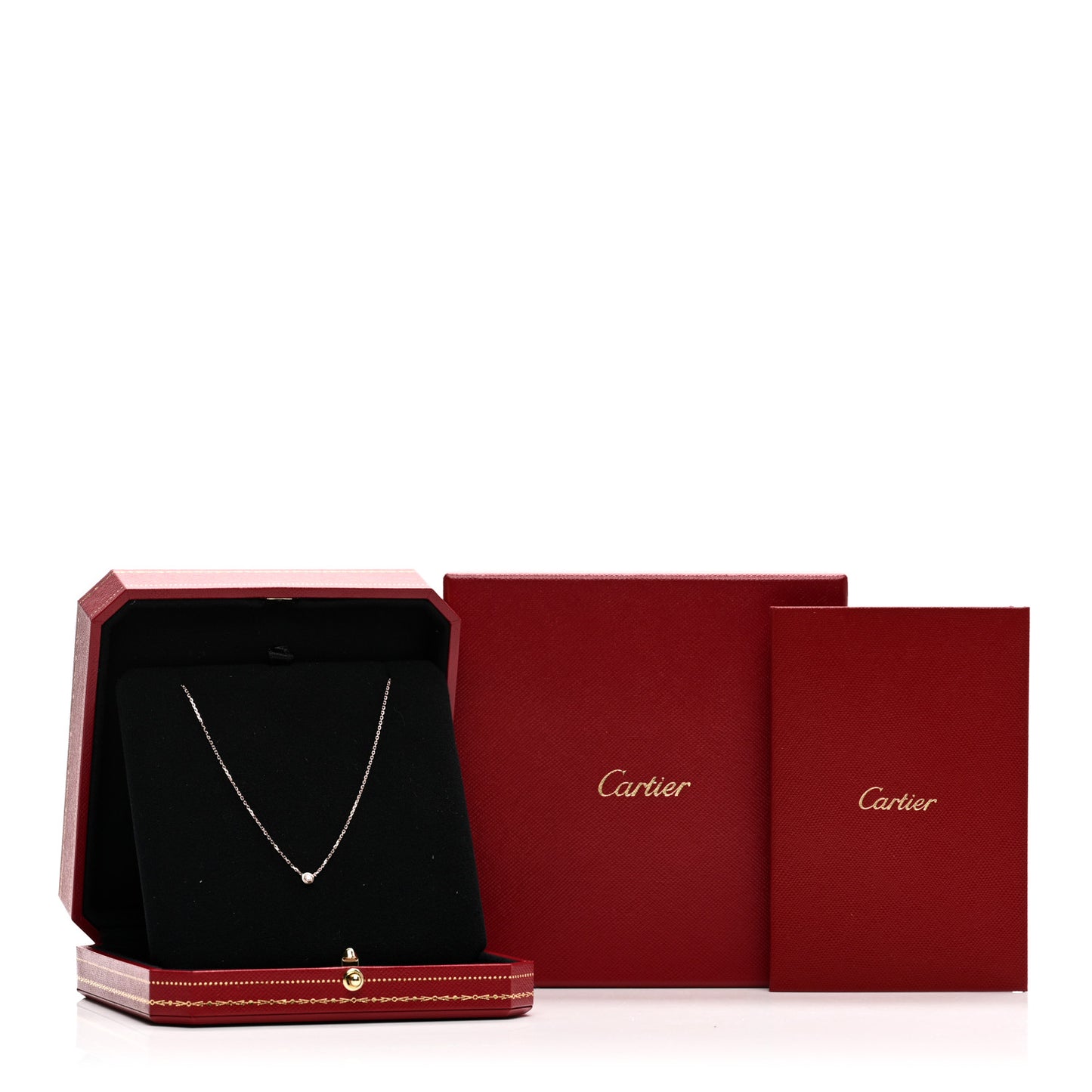 18K Pink Gold Diamond XS D'Amour Pendant Necklace