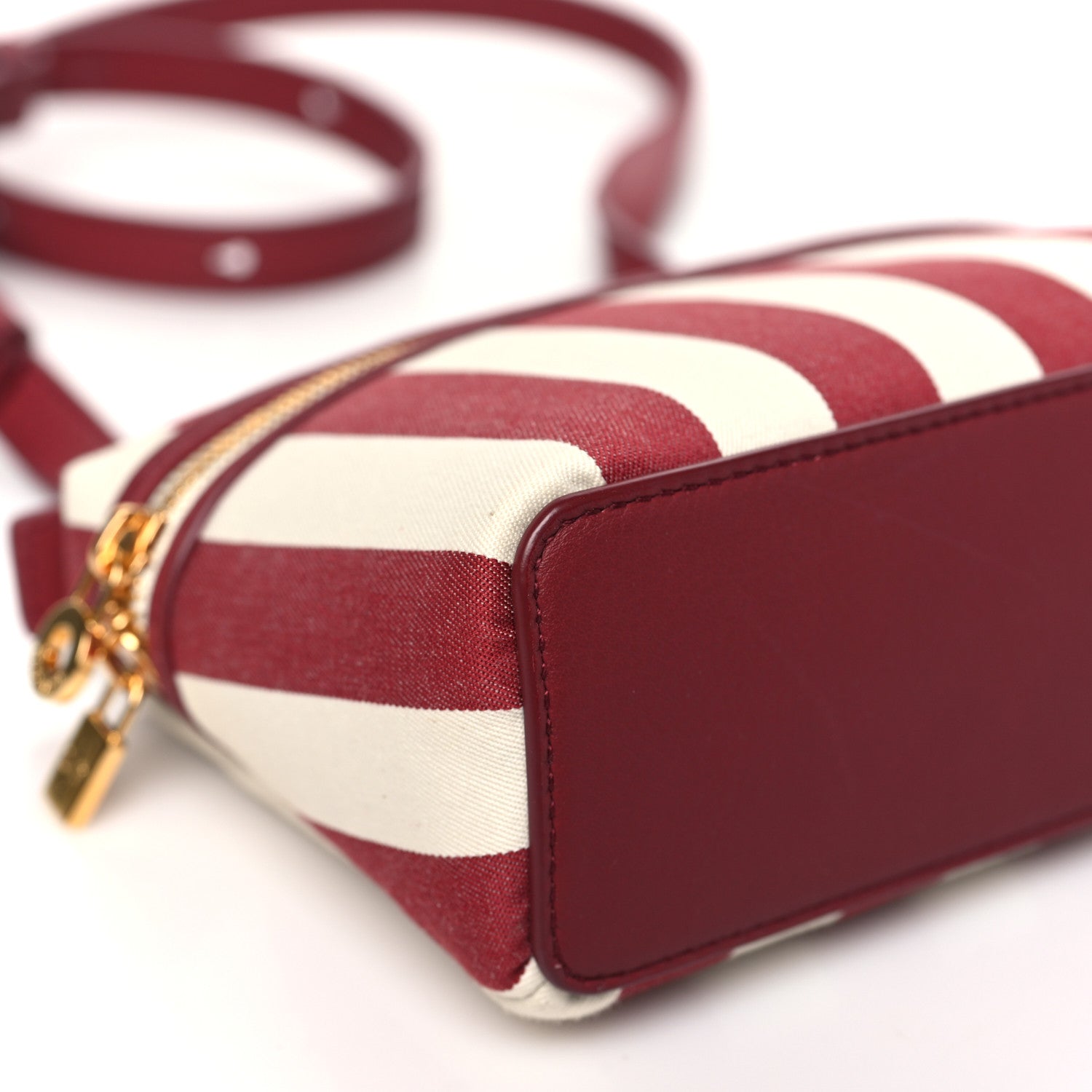 Loro Piana Cotton Canvas L16 Extra Pocket Pouch Nougat Camu Fruit Black Cherry 8 of 9