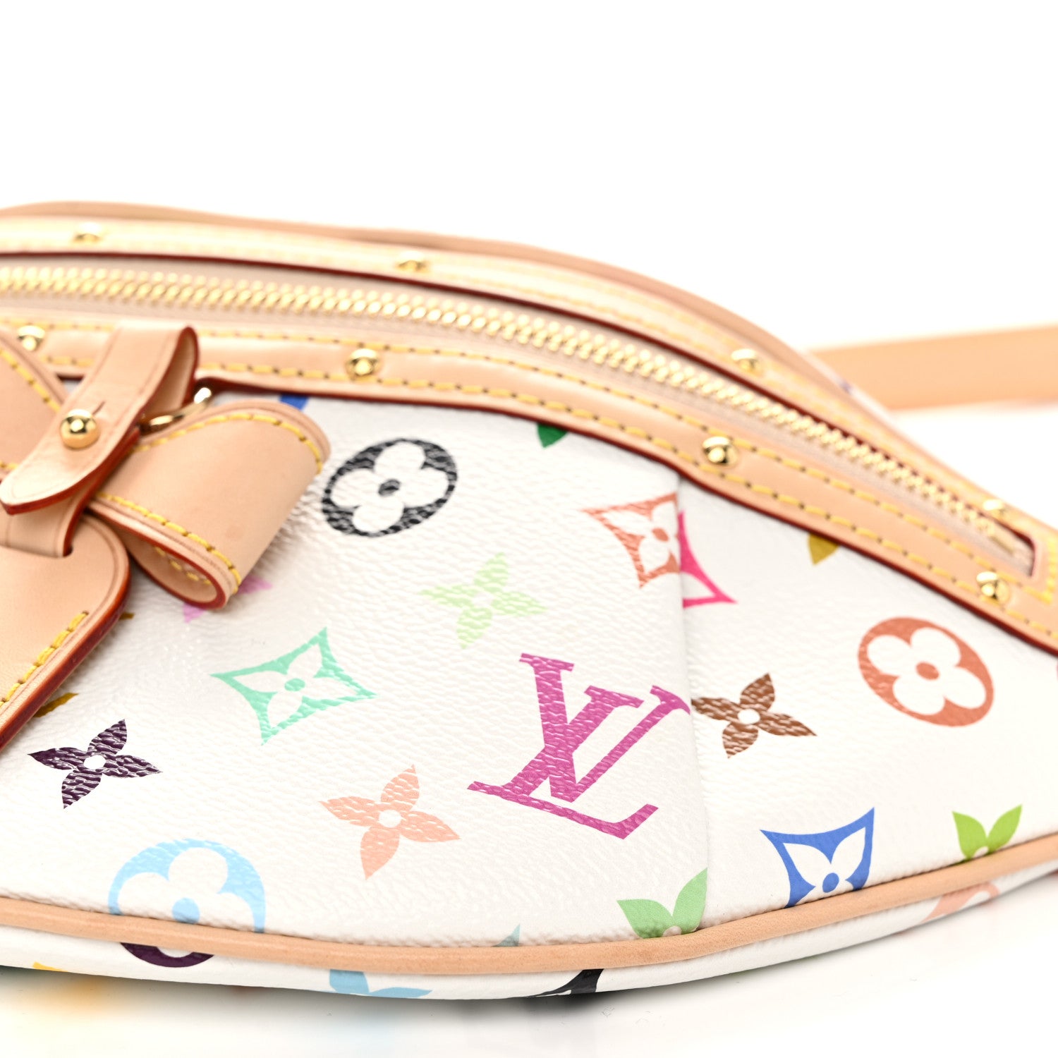 Louis Vuitton LV X TM Monogram Multicolor High Rise Bumbag White 9 of 10
