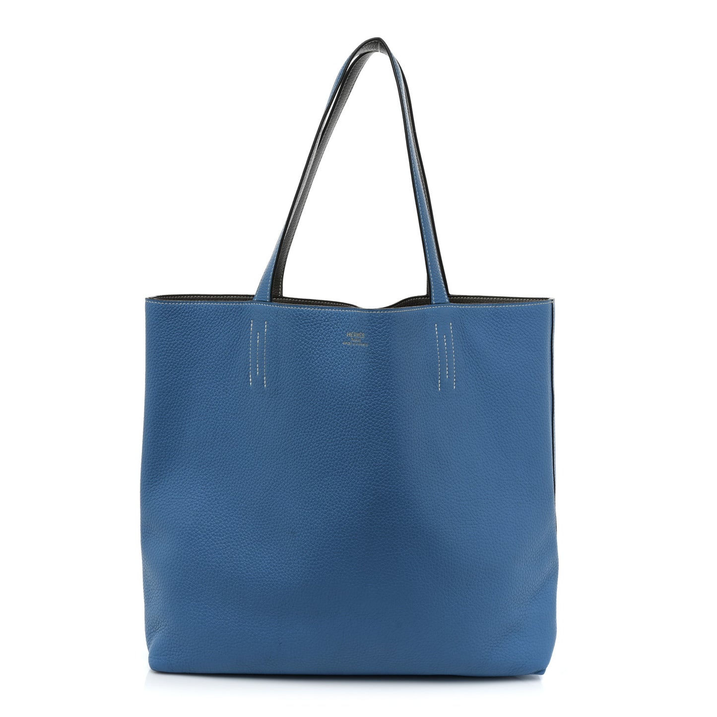 Taurillon Clemence Double Sens 45 Reversible Mykonos Etain Mykonos Etain
