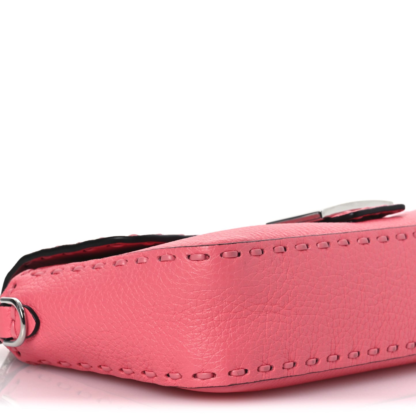 Cuoio Roma Sellerissima Nappa Sintetica Tape Stitch Baguette Pink Dalia