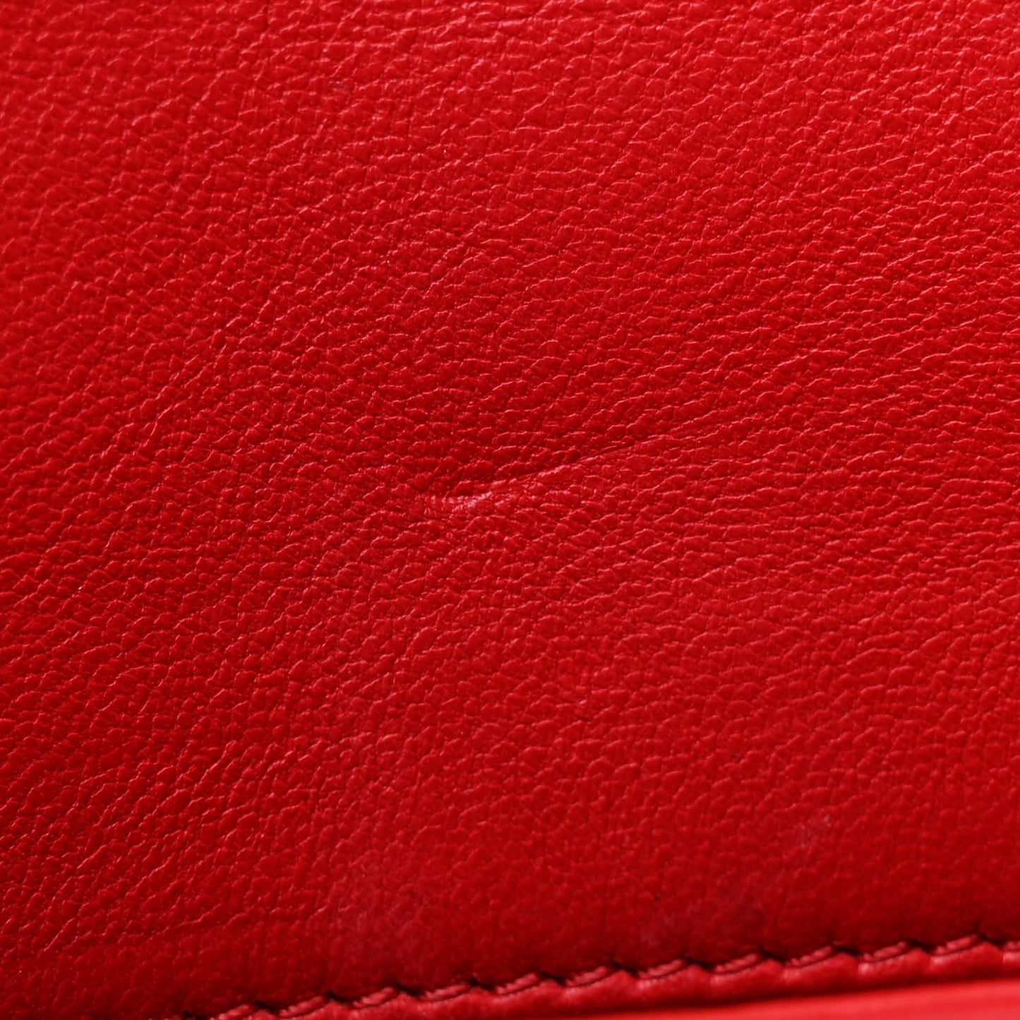 Lambskin Quilted Medium Just Mademoiselle Red
