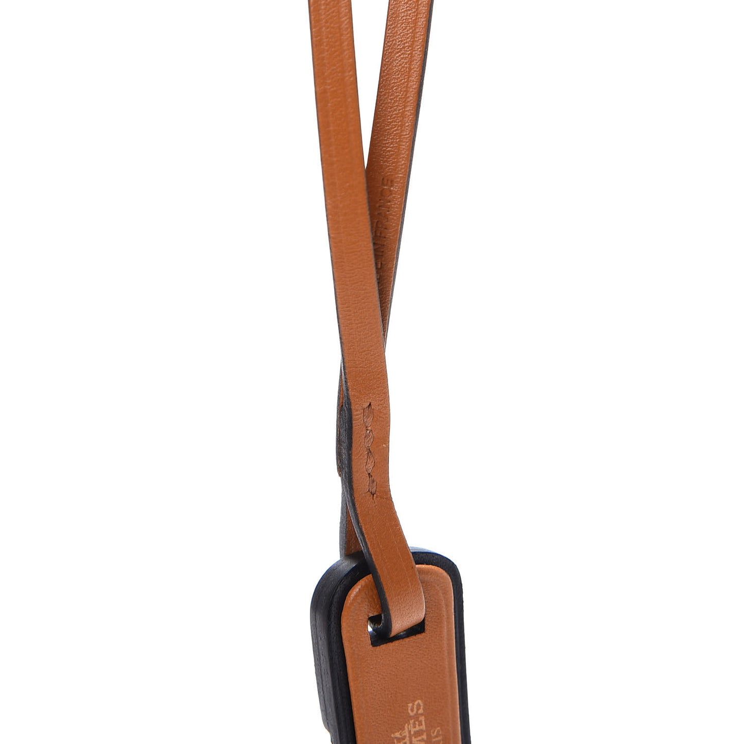 Epsom Butler Calfskin Hunter Oran Nano Bag Charm Bleu Brume