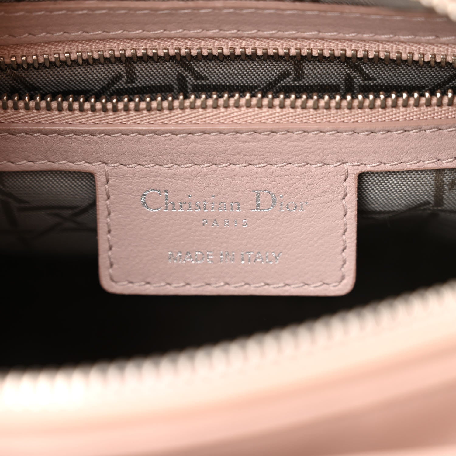Christian Dior Lambskin Cannage Medium Lady Dior Light Pink 6 of 10