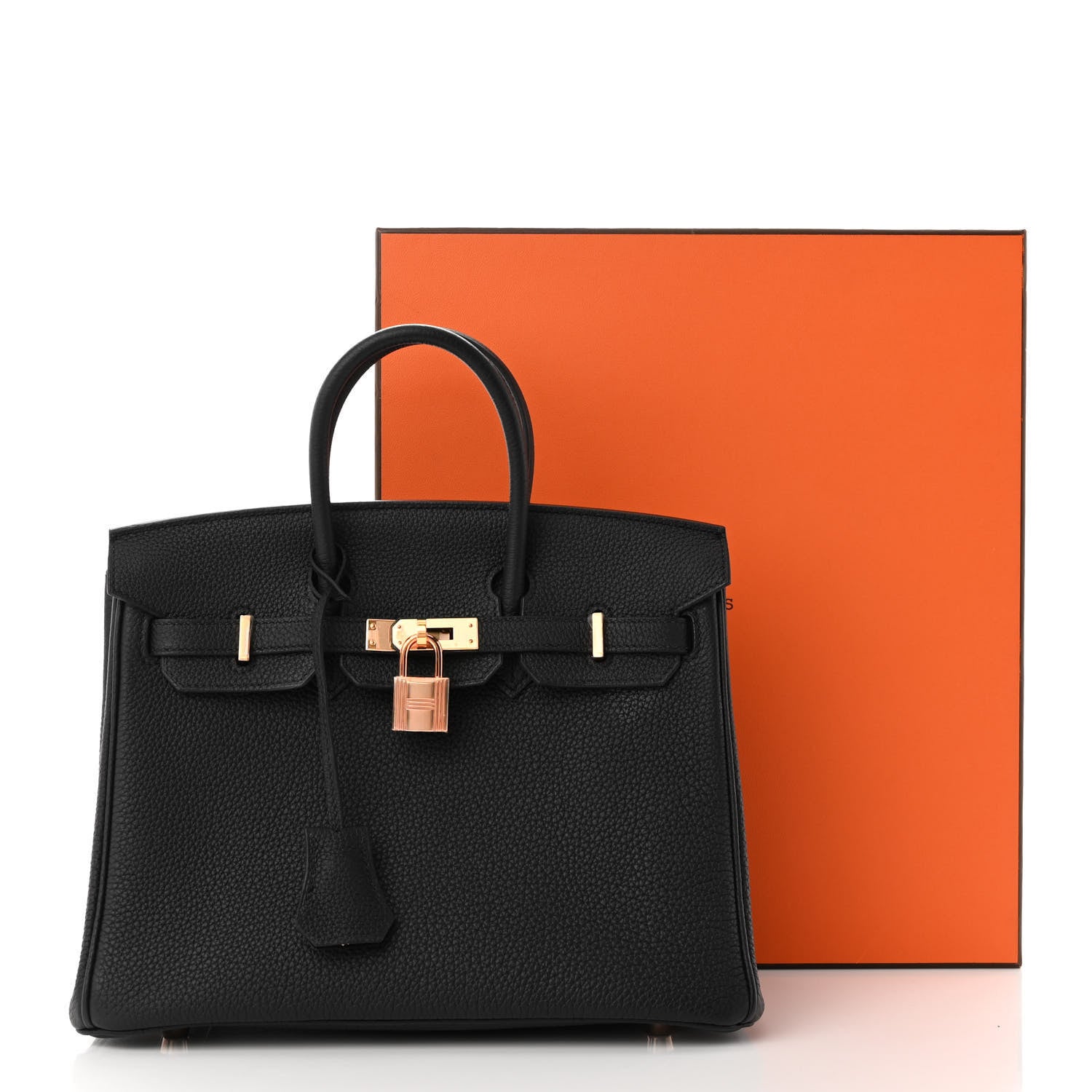 Hermes Togo Birkin 25 Black 12 of 12