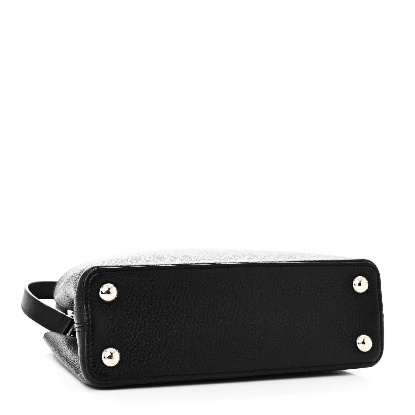 Taurillon Capucines BB Black Fuchsia