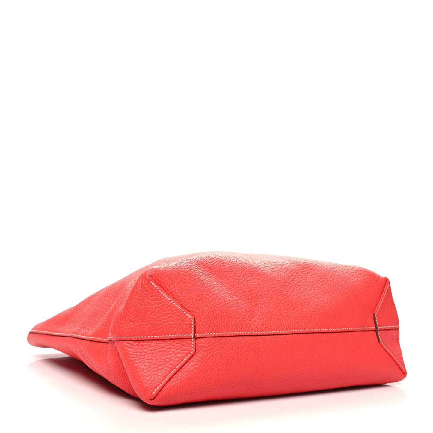 Taurillon Clemence Double Sens 36 Reversible Tote Peony Sanguine