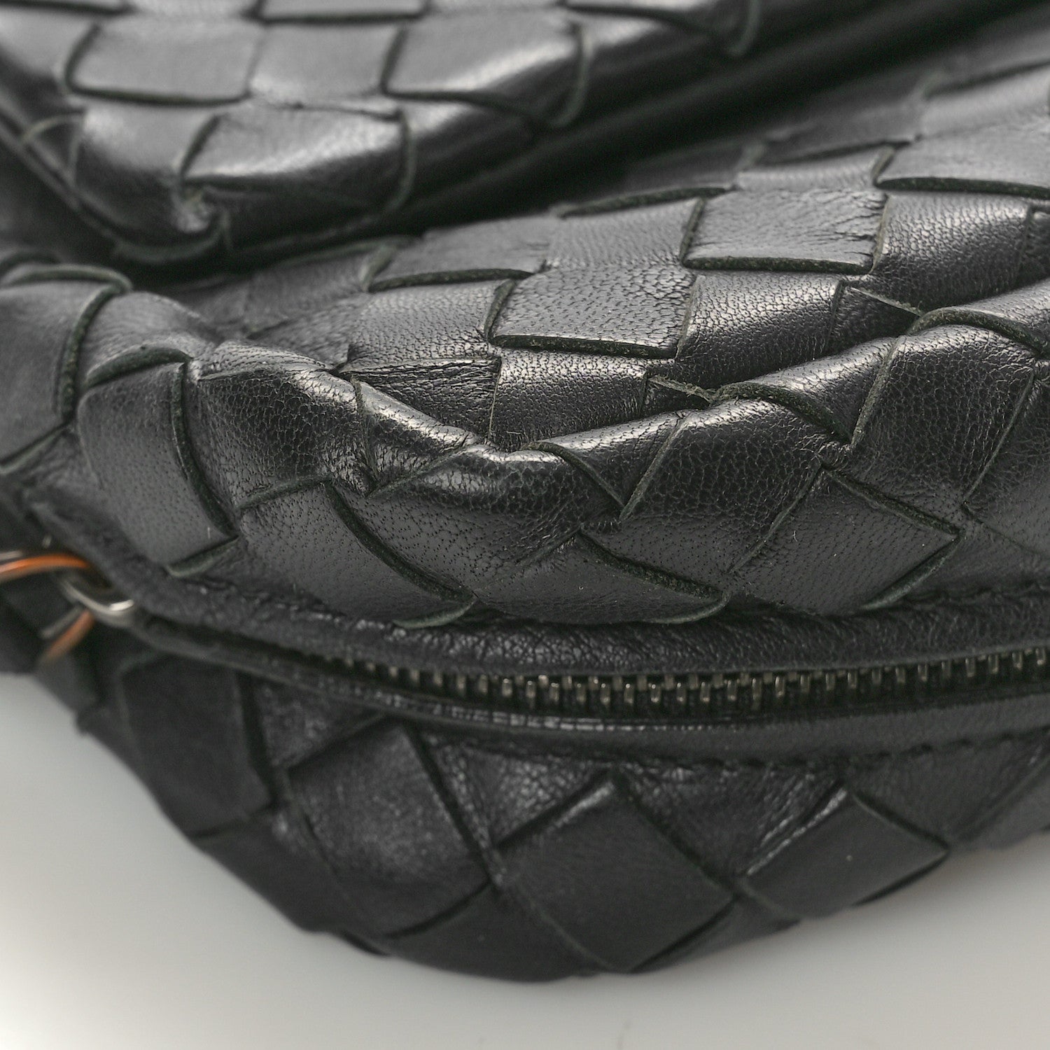 Bottega Veneta Nappa Intrecciato Small Chain Crossbody Black 10 of 11
