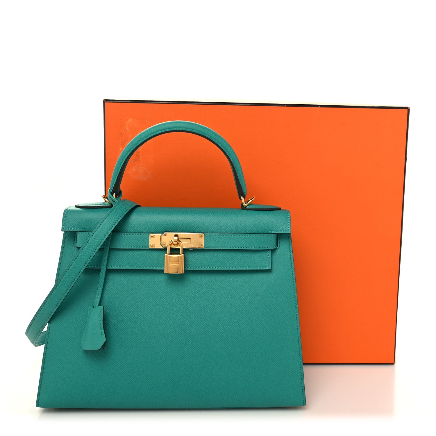 Hermes Epsom Kelly Sellier 28 Vert Verone 11 of 11