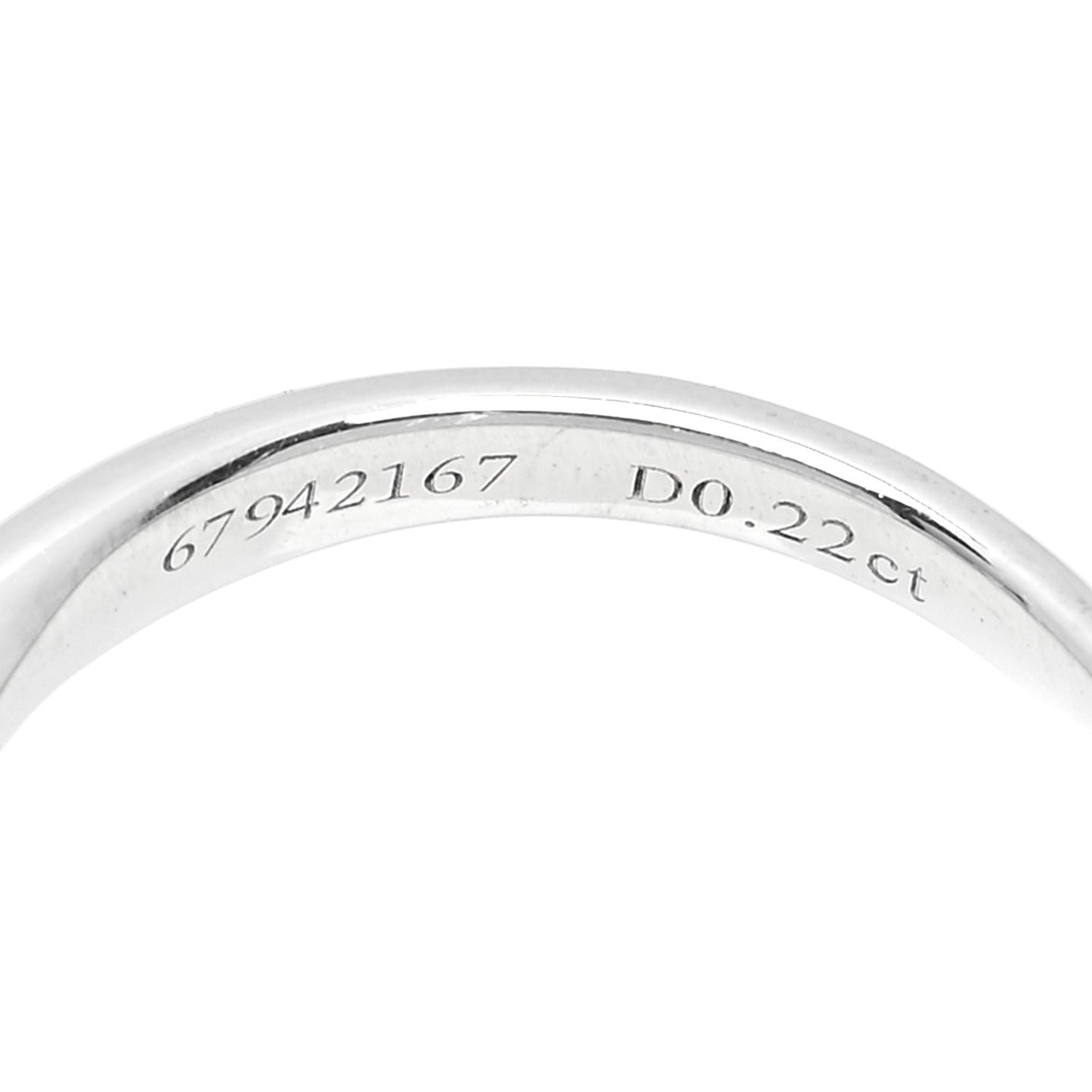Platinum Diamond .22ct Harmony Solitaire Engagement Ring 49 5