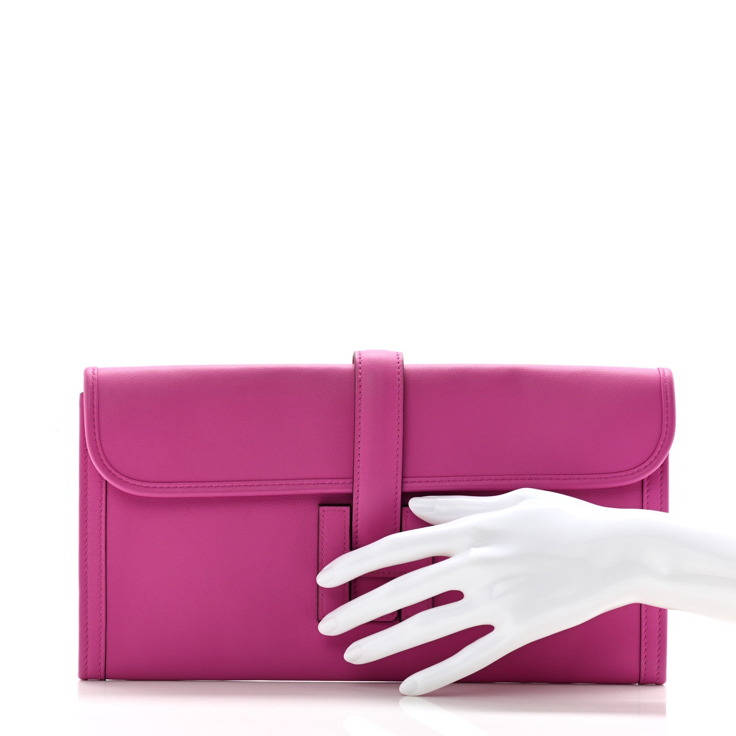 Hermes Swift Jige Elan 29 Clutch Rose Pourpre 2 of 10