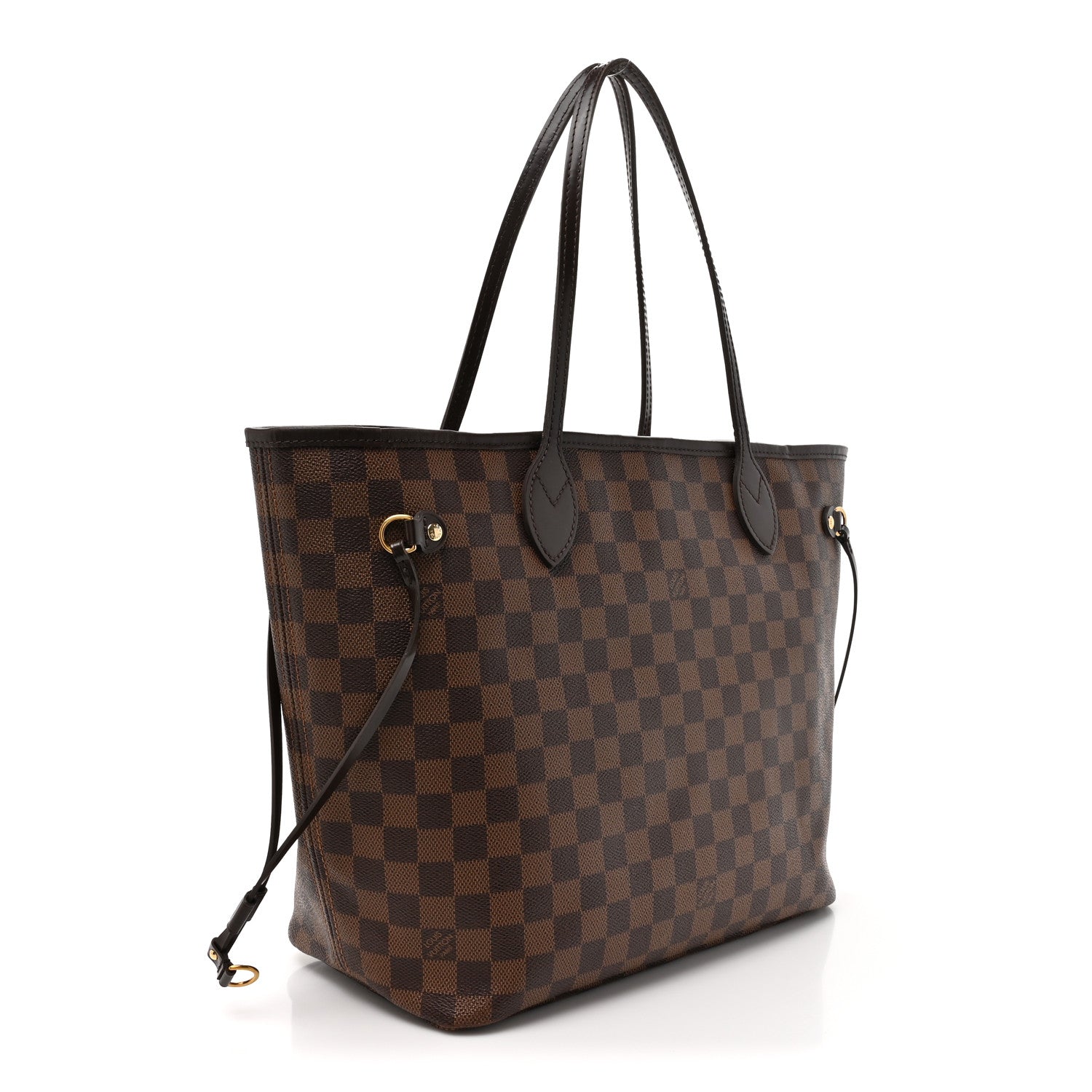Louis Vuitton Damier Ebene Neo Neverfull MM Rose Ballerine 3 of 19