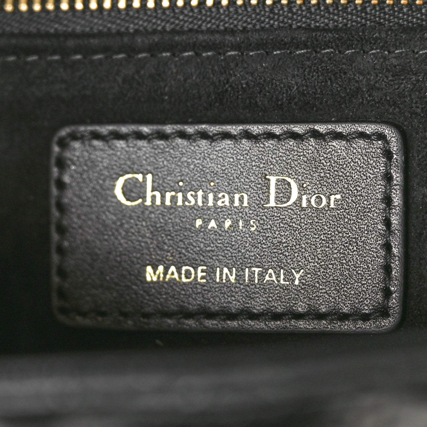 Lambskin Cannage Small My ABCDior Lady Dior Black