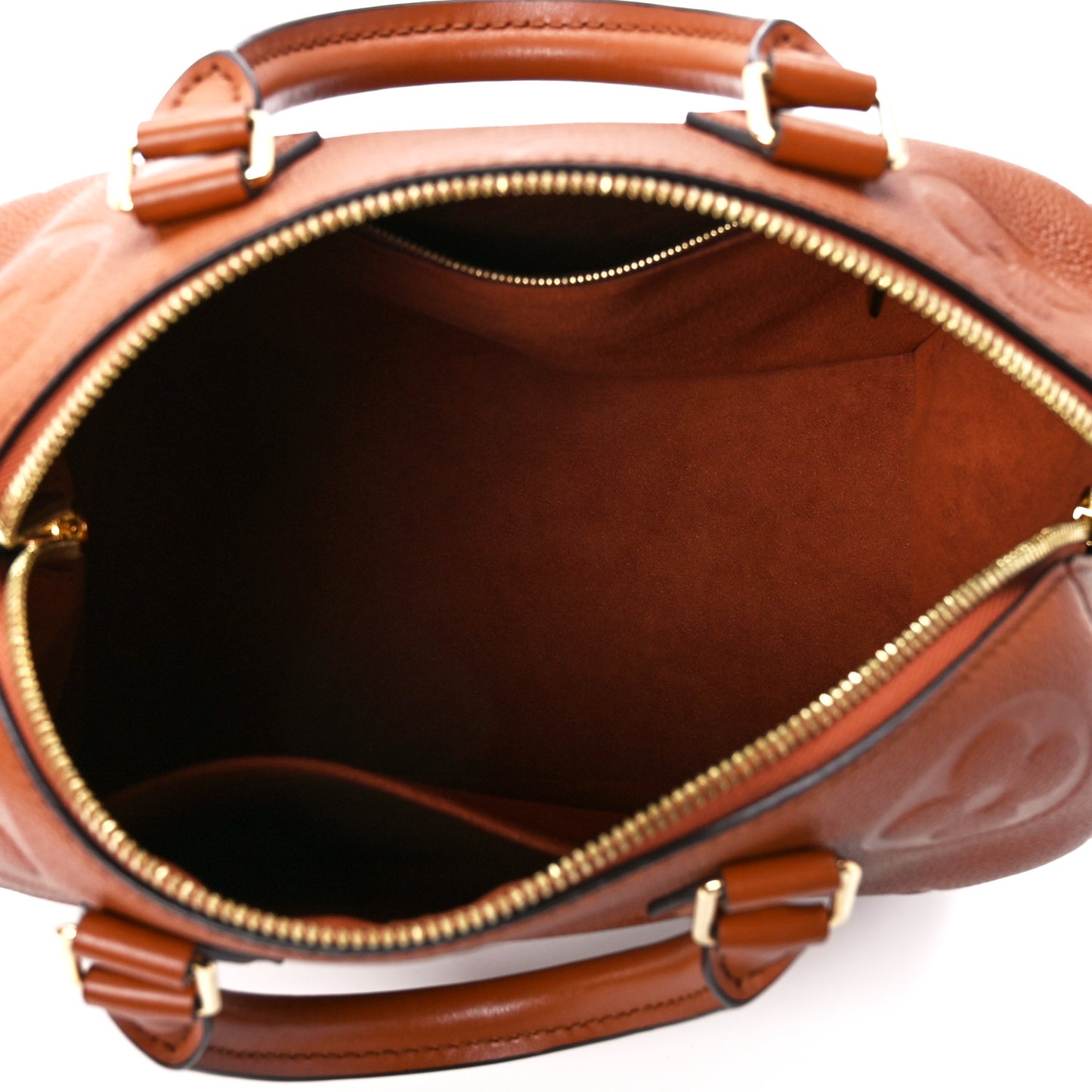 Empreinte Monogram Giant Speedy Bandouliere 25 Cognac