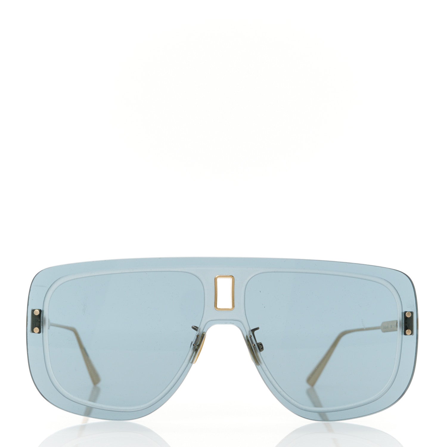 Christian Dior UltraDior Mask Sunglasses Gold Blue 2 of 9