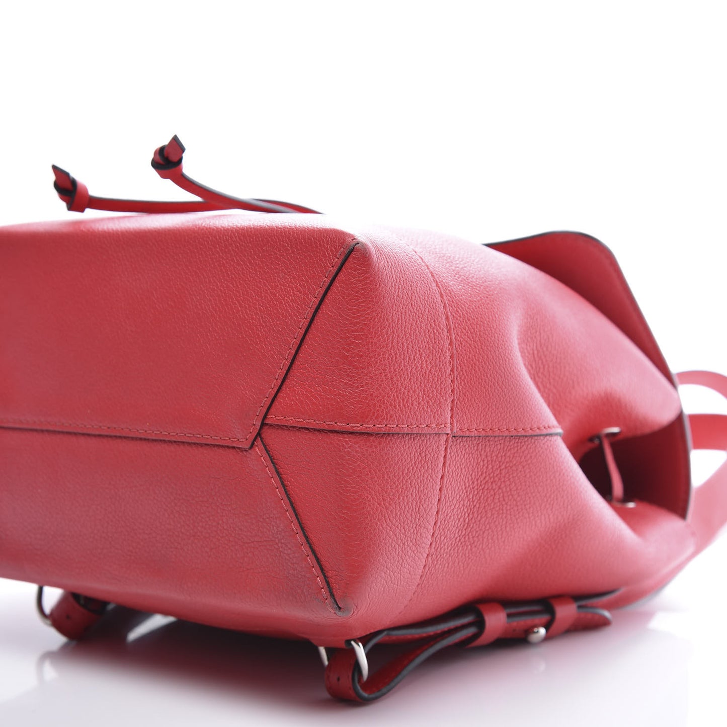 Soft Calfskin Lockme Backpack Poppy