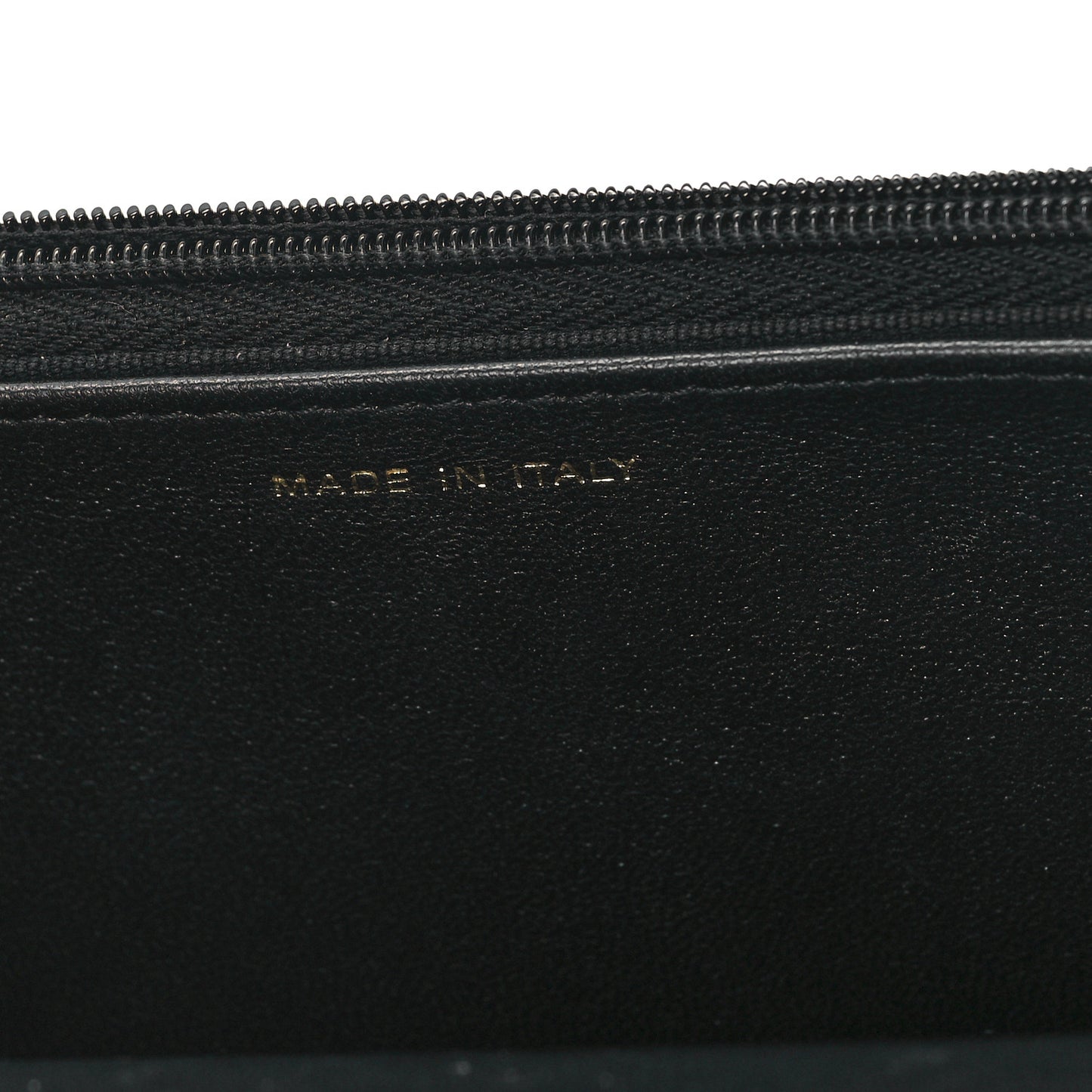 Lambskin Quilted Pillow Crush Wallet On Chain WOC Black