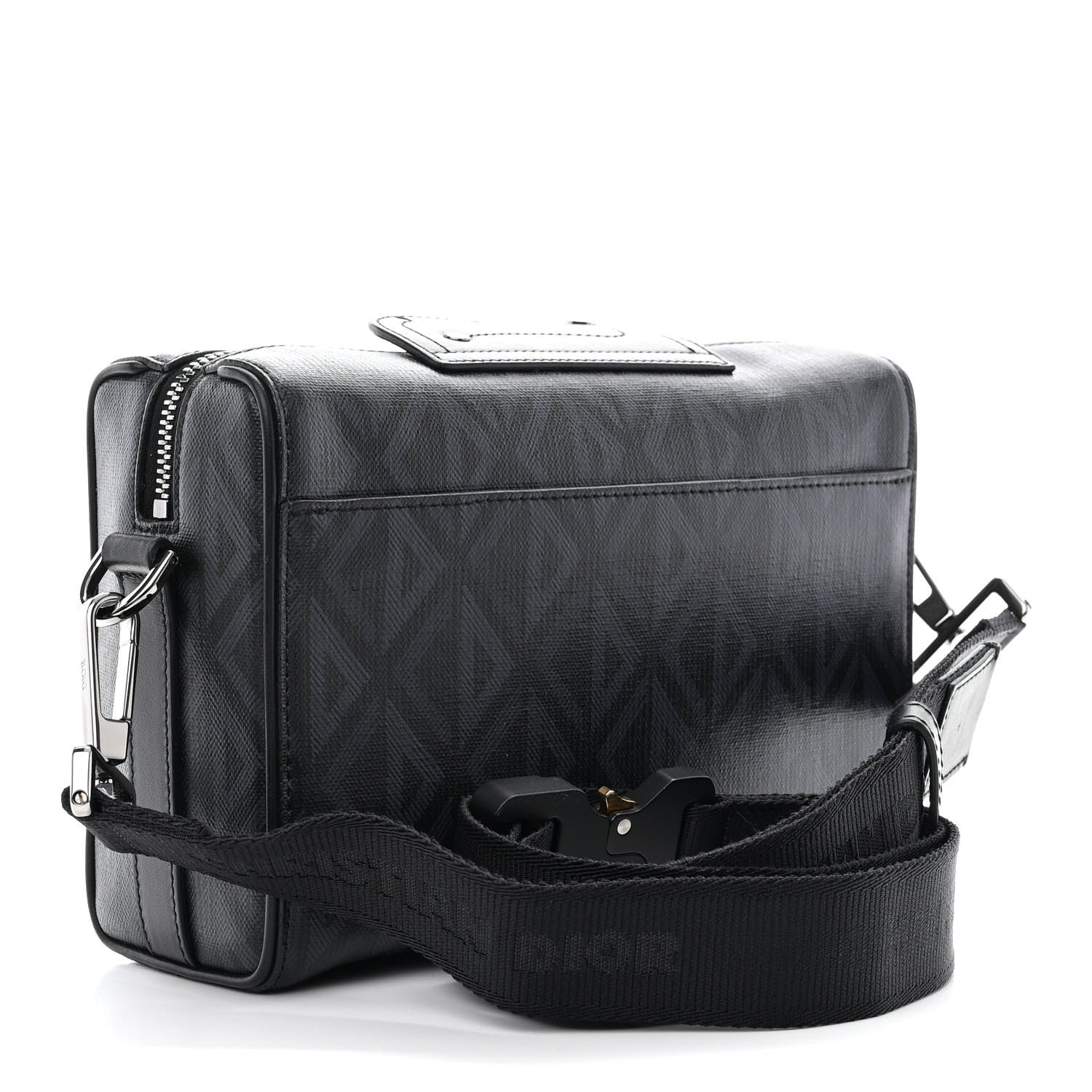 Christian Dior Canvas CD Diamond Lingot 22 Bag Black 3 of 11