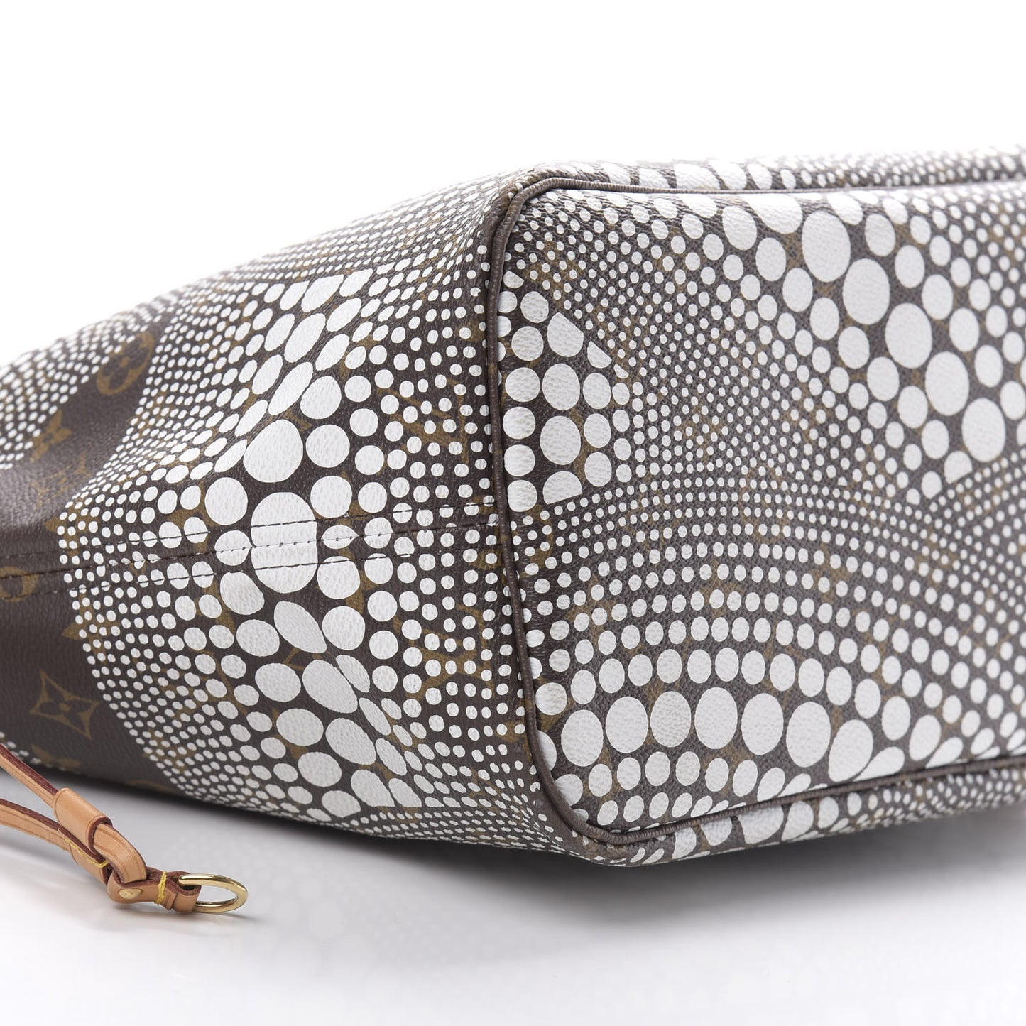 Monogram Kusama Waves Neverfull MM White