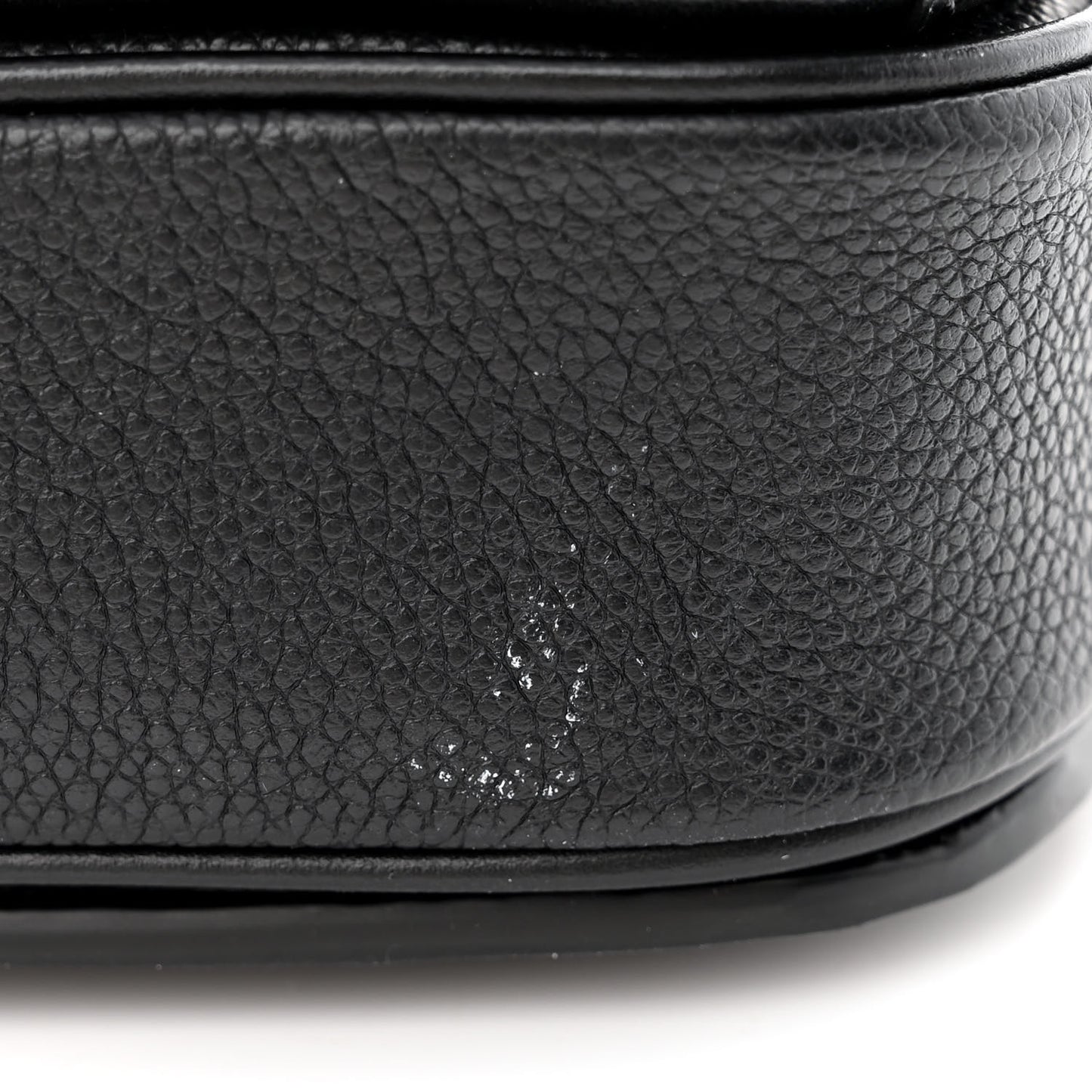 Empreinte Monogram Giant Broderies Pochette Metis Black