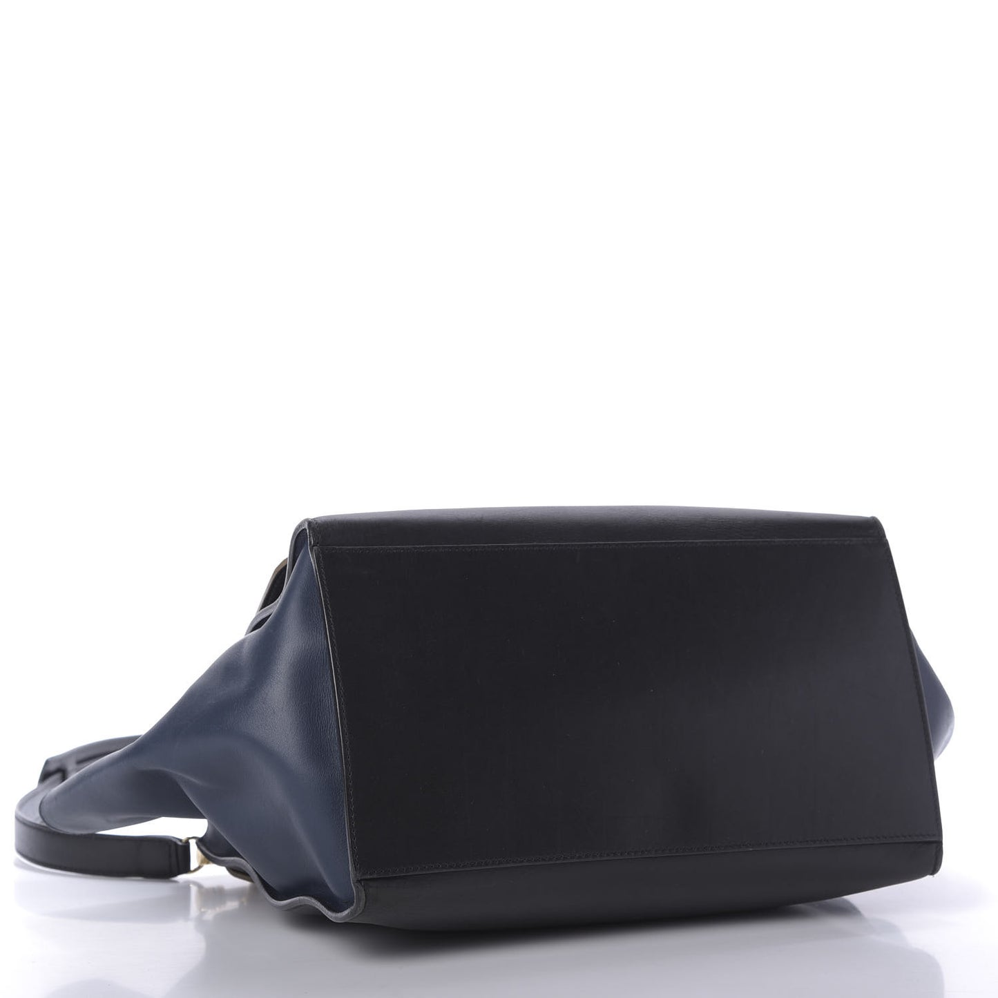 Calfskin Suede Medium Tri-Color Trapeze Grey