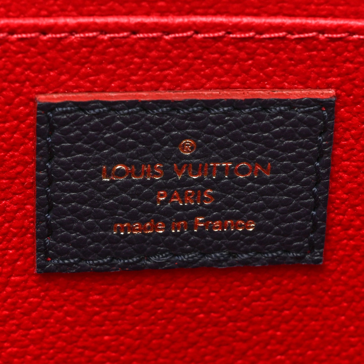 Empreinte Monogram Toiletry Pouch 26 Marine Rouge