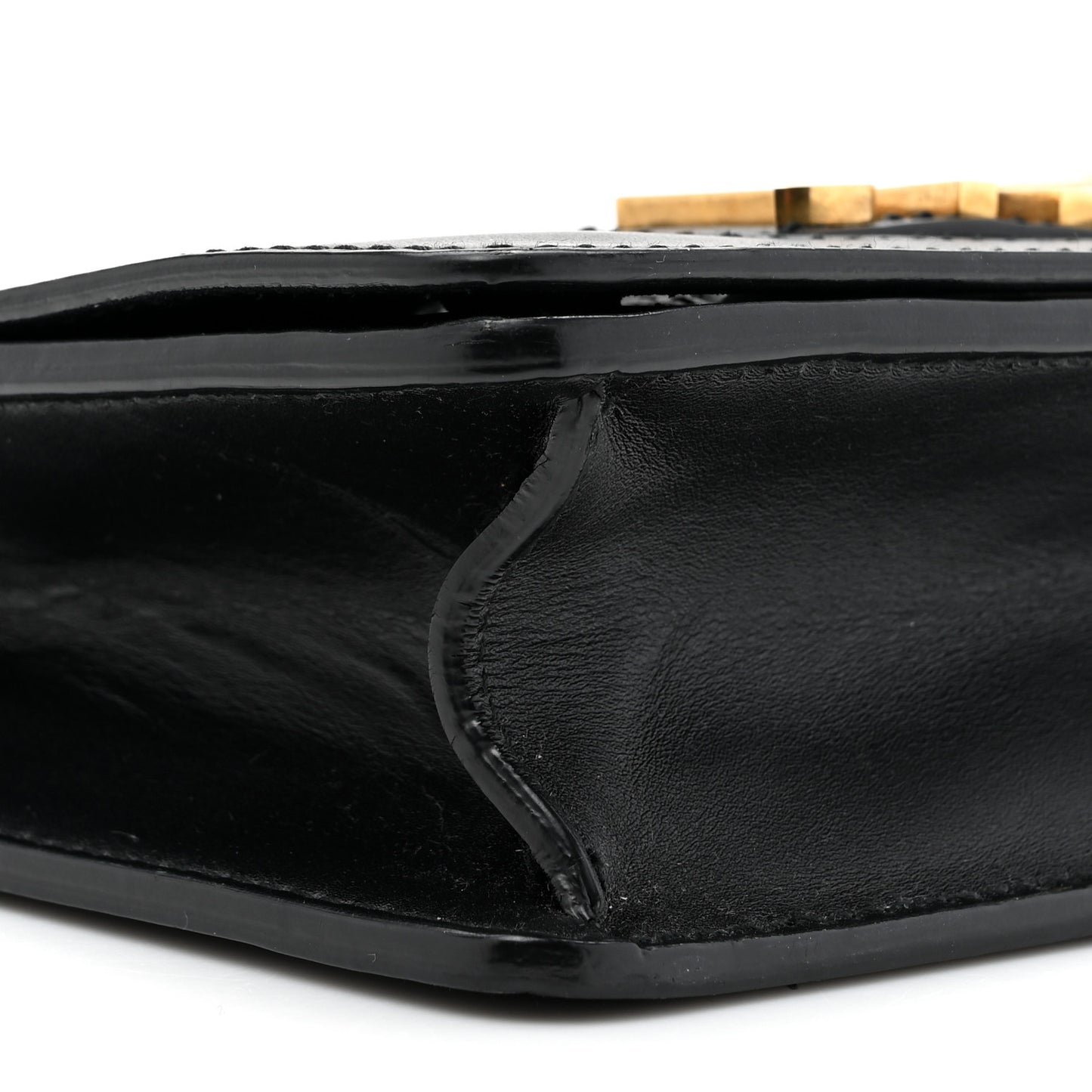 Calfskin J'Adior Chain Flap Bag Black