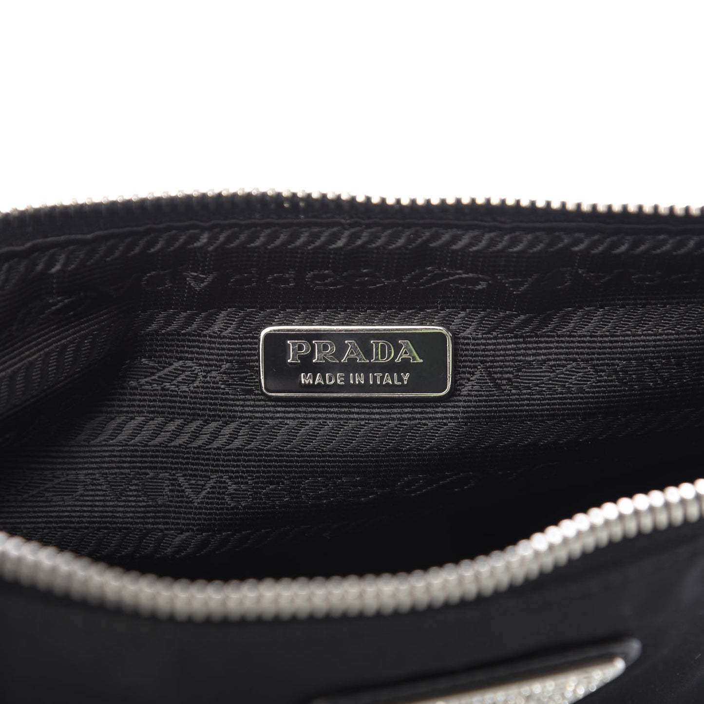 Tessuto Light Nylon Pochette Bag Black