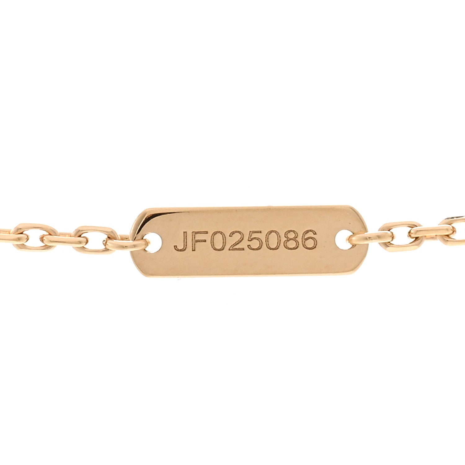 Van Cleef & Arpels 18K Yellow Gold Guilloche Vintage Alhambra Pendant Necklace 5 of 6
