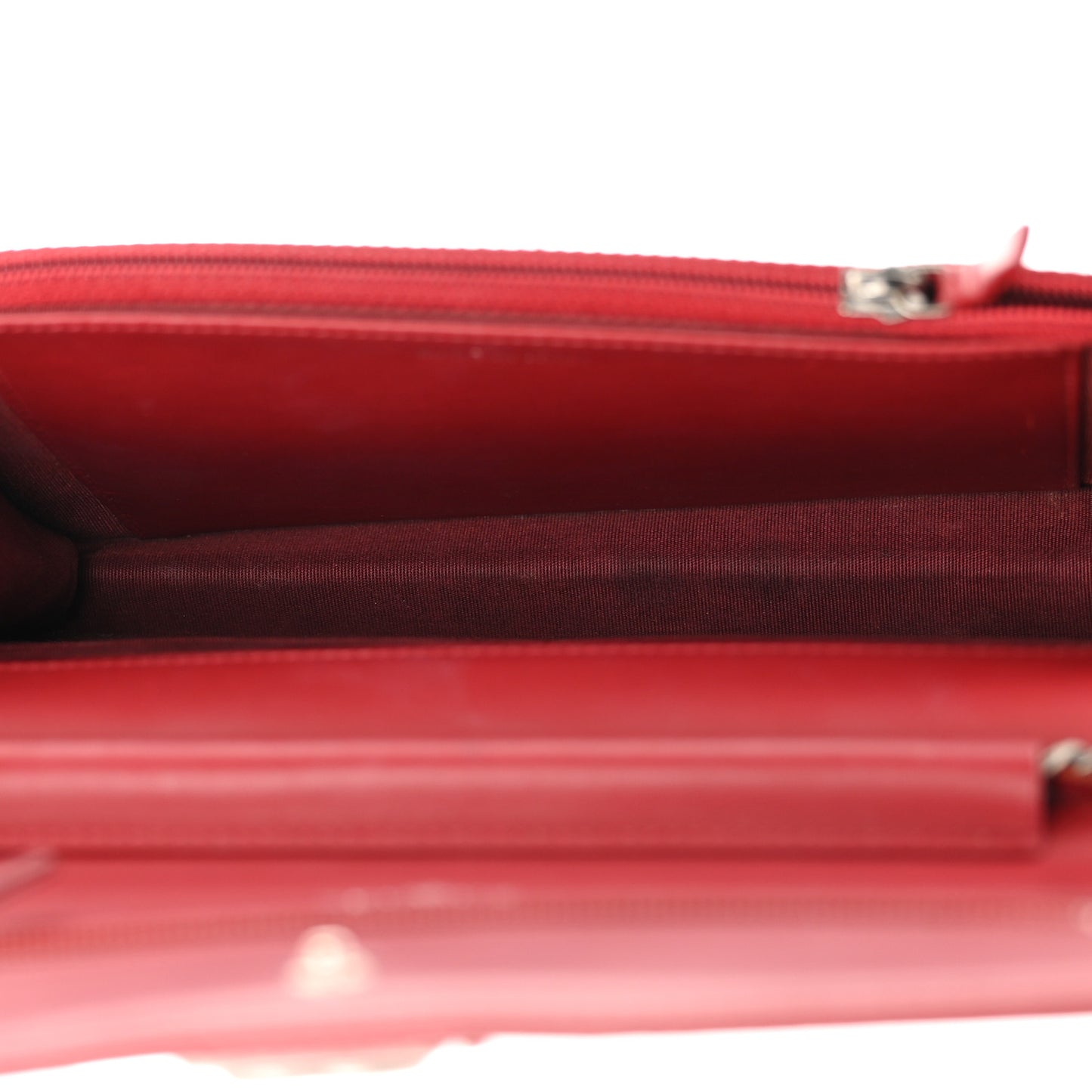Caviar Quilted Boy Wallet On Chain WOC Red