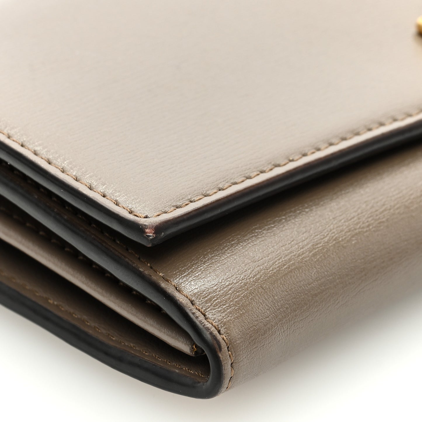 Vitello Palmellato Continental Wallet on Chain Tartufo