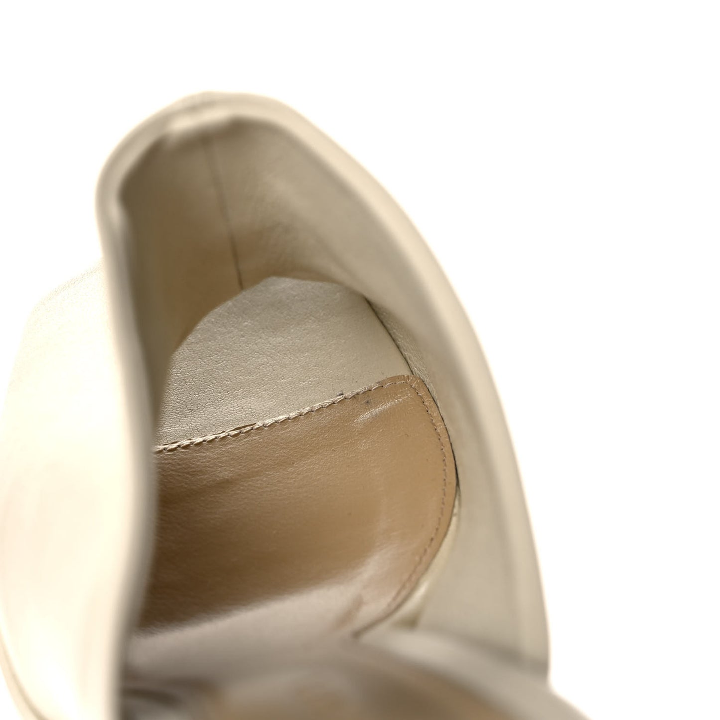 Nappa Stack Mule Sandals 36.5 Sea Salt
