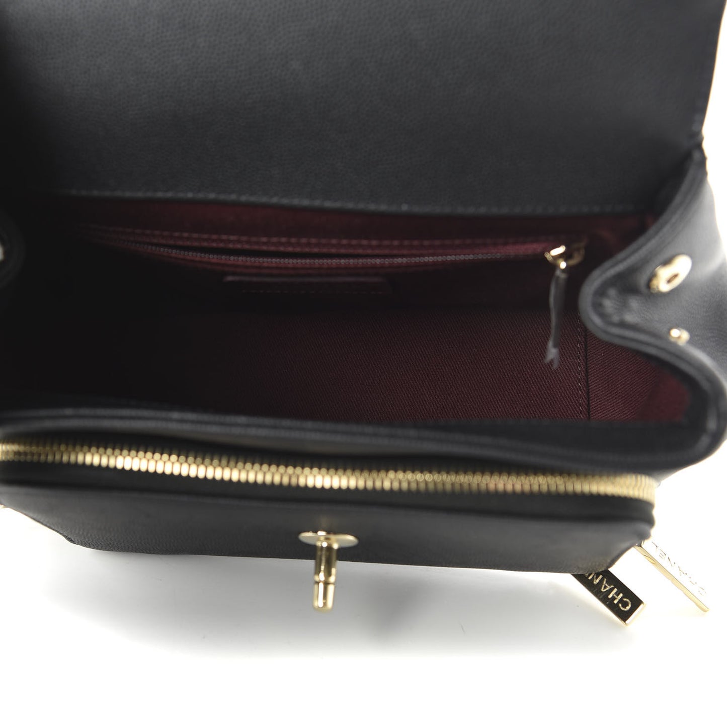 Caviar Quilted Medium Business Affinity Flap Black