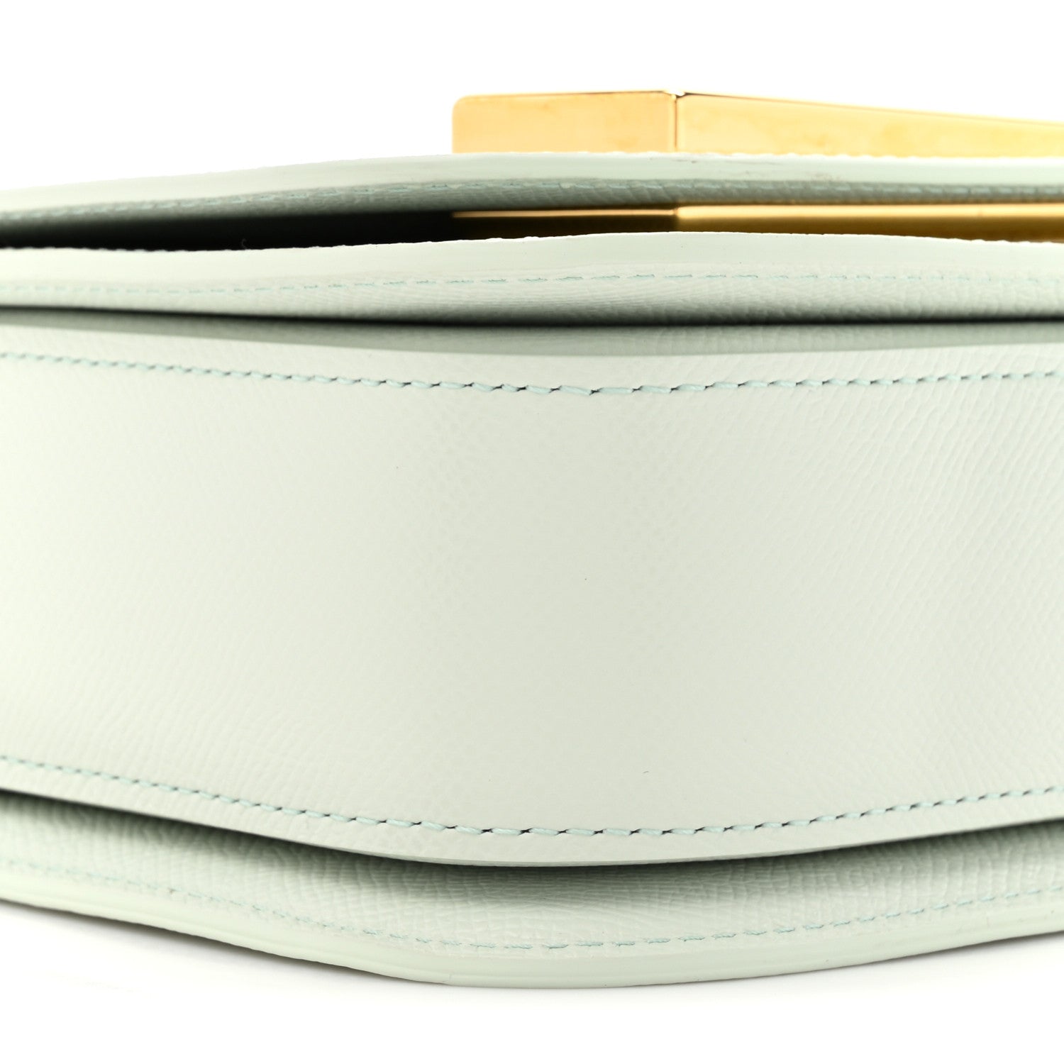 Delvaux Alpina Calfskin Small Lingot Crossbody Cloud 9 of 10