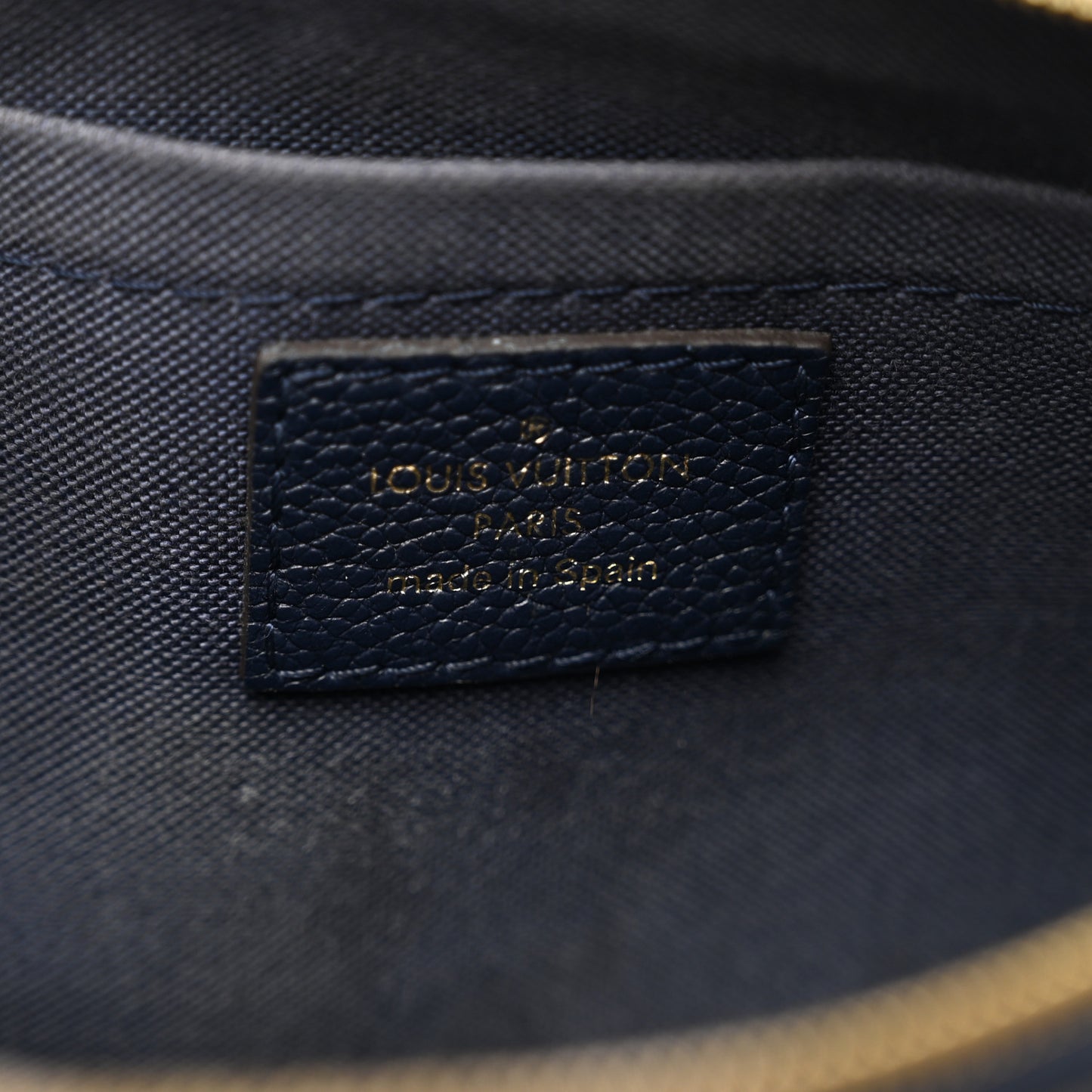 Monogram Pallas Clutch Blue Marine