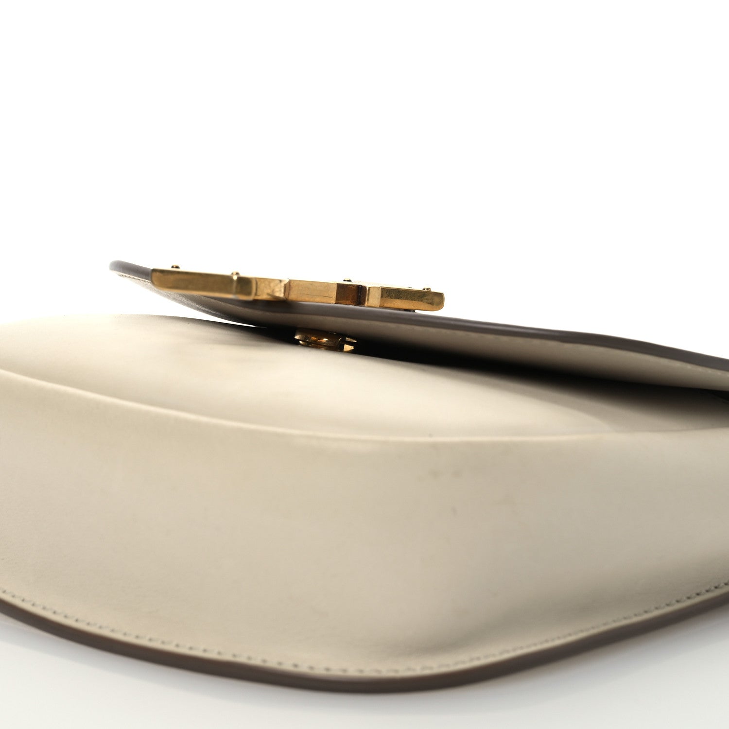 Saint Laurent Smooth Calfskin Small Kaia Satchel Latte 10 of 16