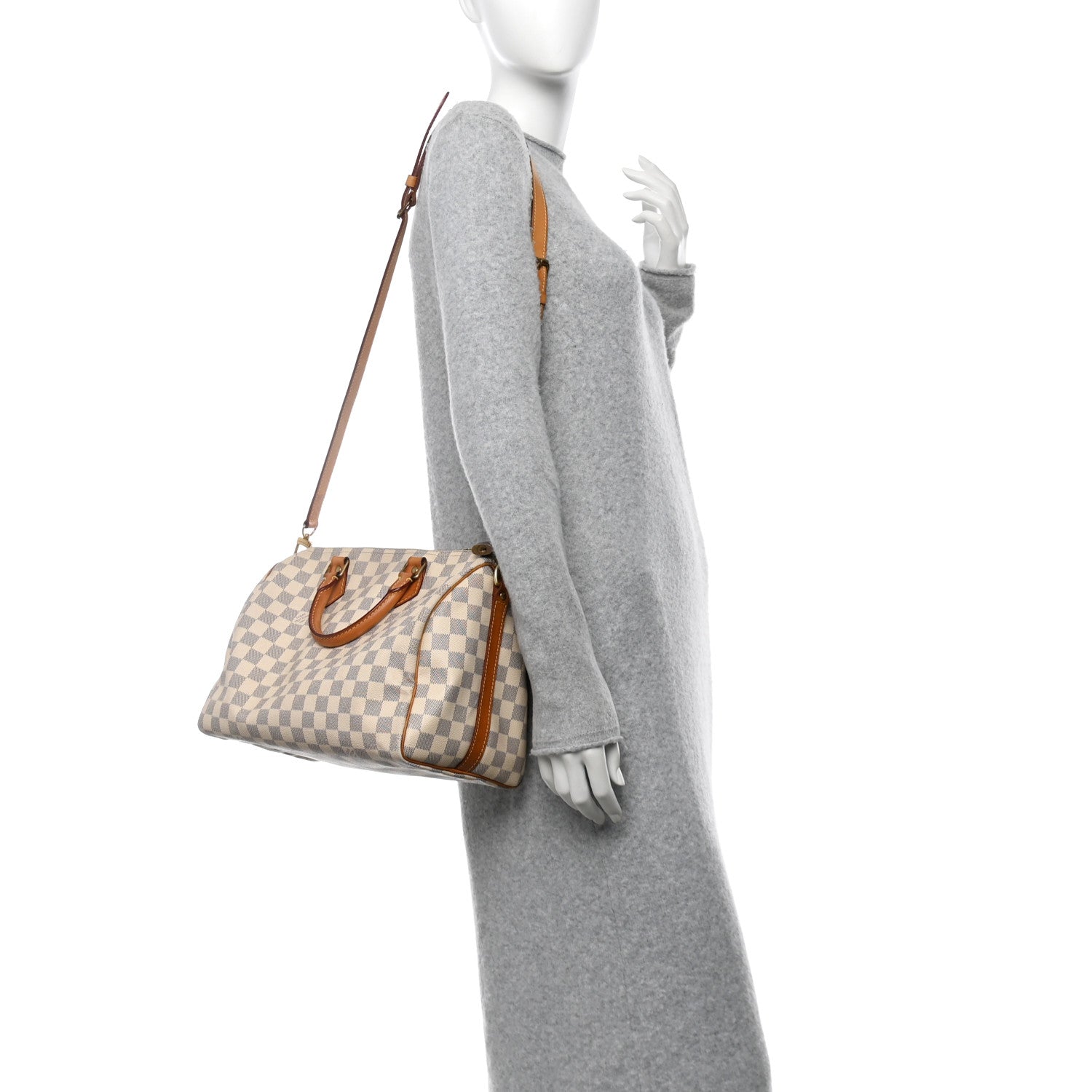 Louis Vuitton Damier Azur Speedy Bandouliere 30 2 of 10