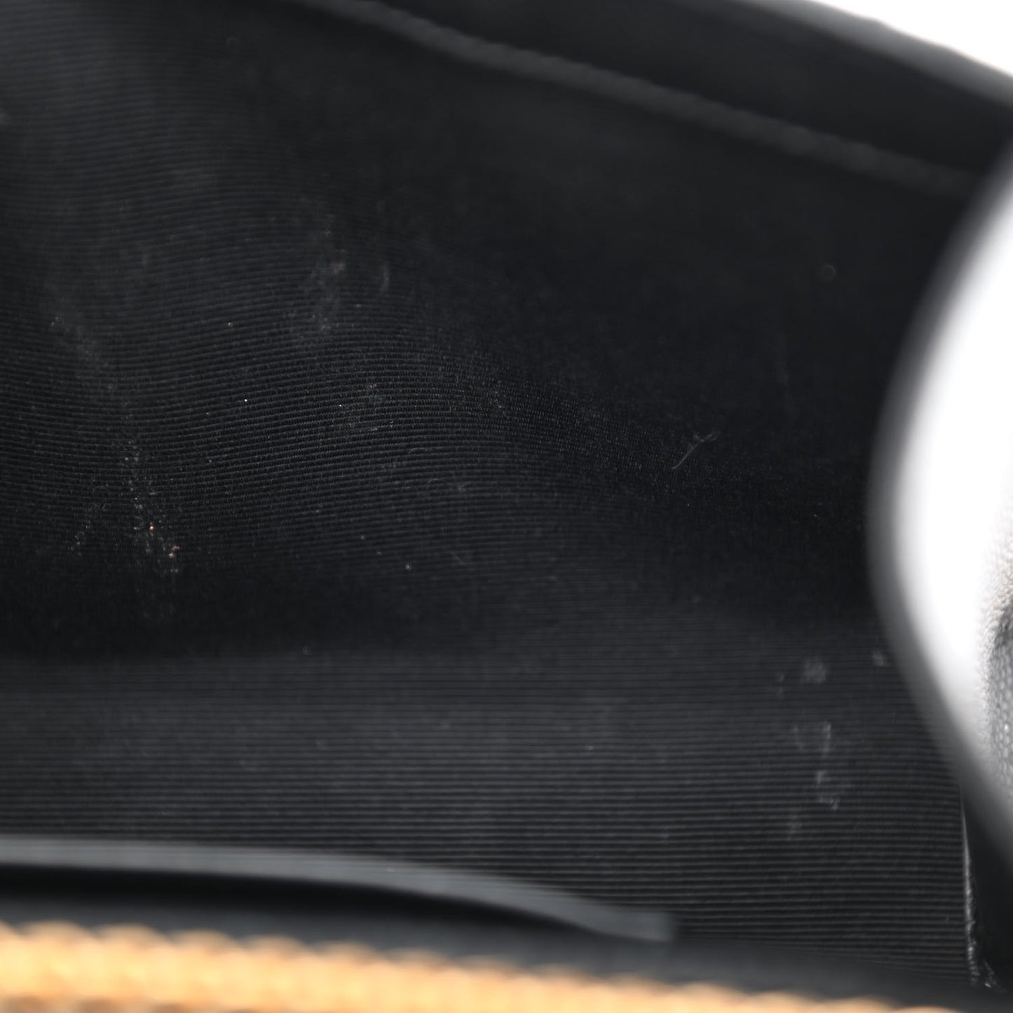 Grain De Poudre Textured Mixed Matelasse Triquilt Small Monogram Satchel Black