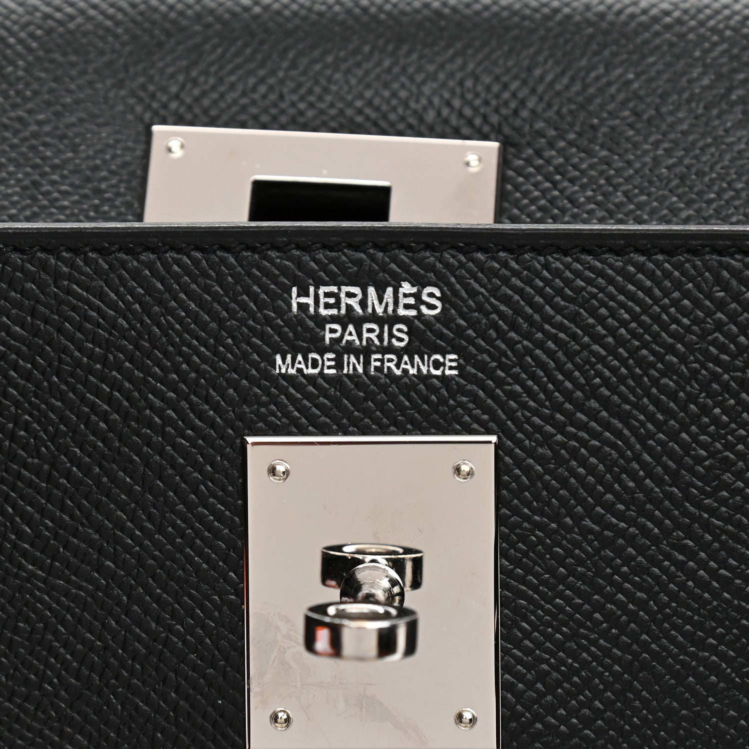 Hermes Epsom Kelly Sellier 40 Black 6 of 13
