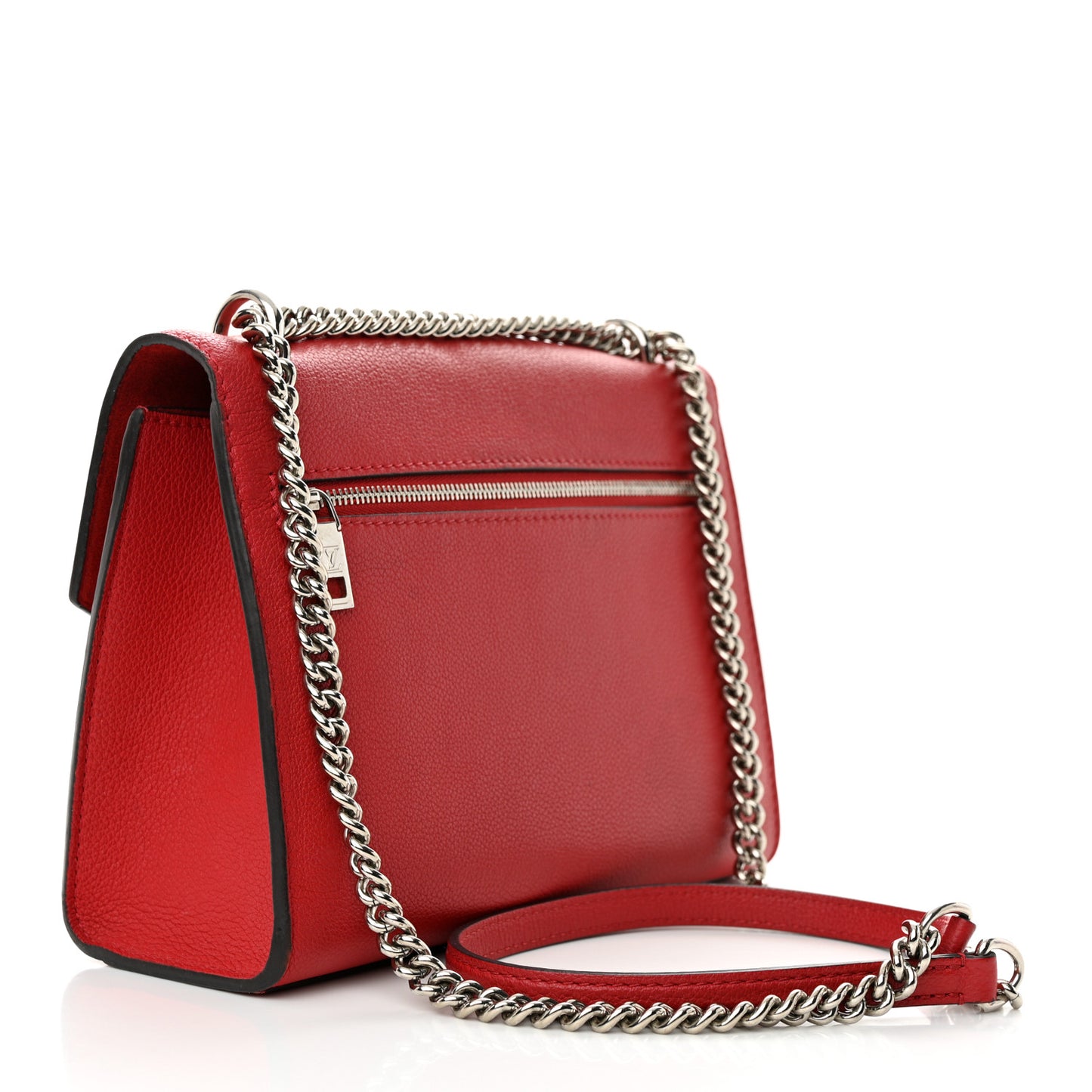 Soft Calfskin Mylockme Chain Bag BB Rubis