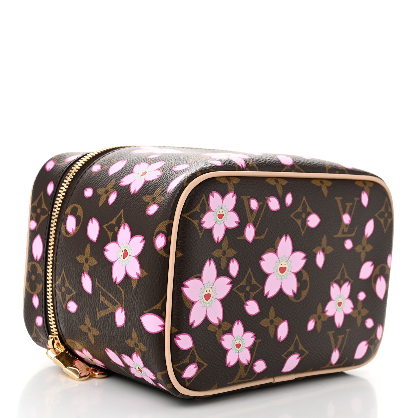 LV X TM Monogram Cherry Blossom Nice Mini Sakura Brown