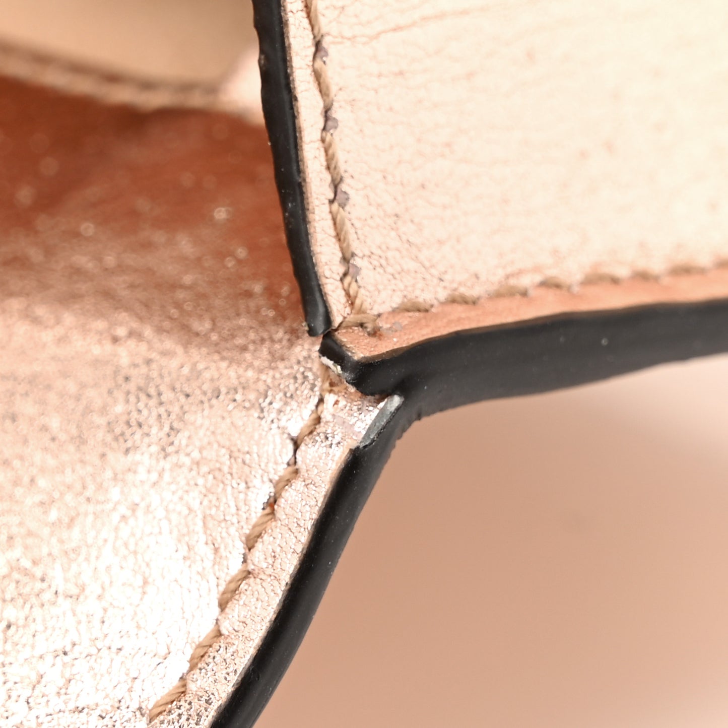 Metallic Calfskin Super Mini Dionysus Shoulder Bag Rose Gold