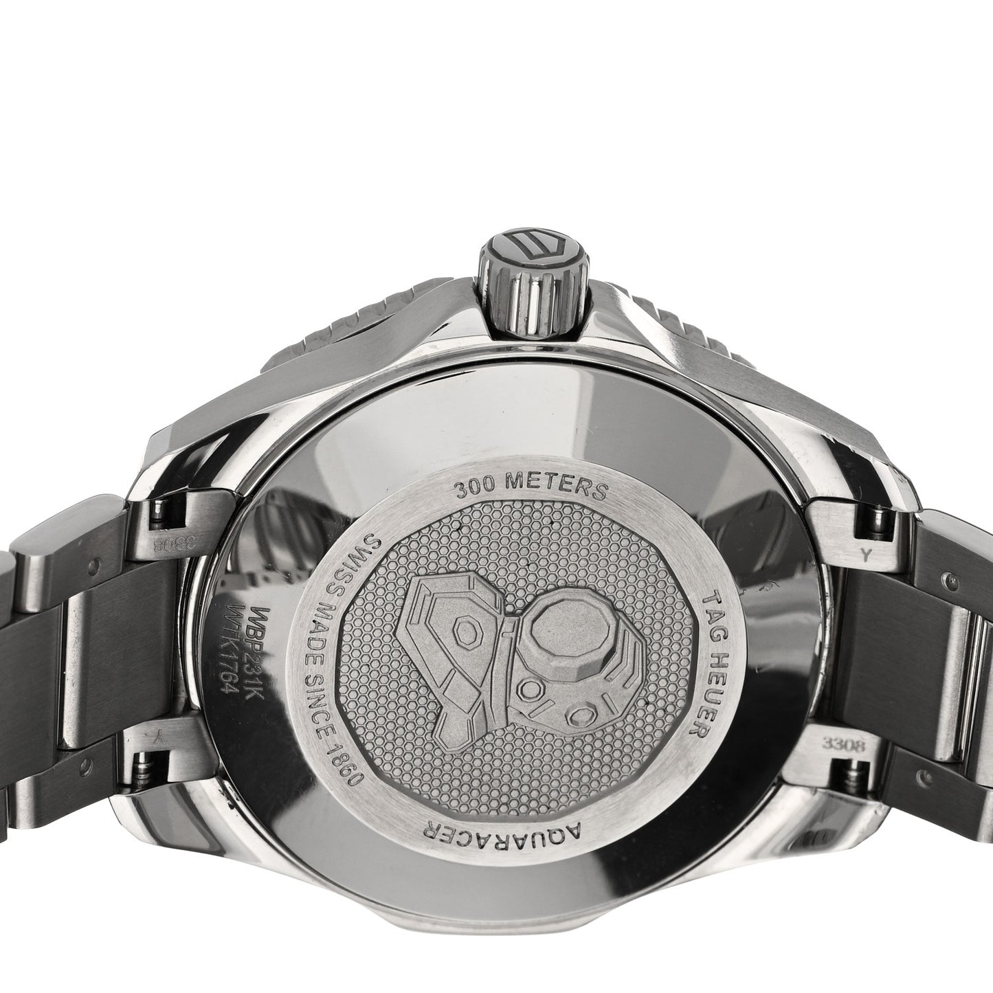 Stainless Steel Diamond 36mm Aquaracer Automatic Watch Green WBP231K