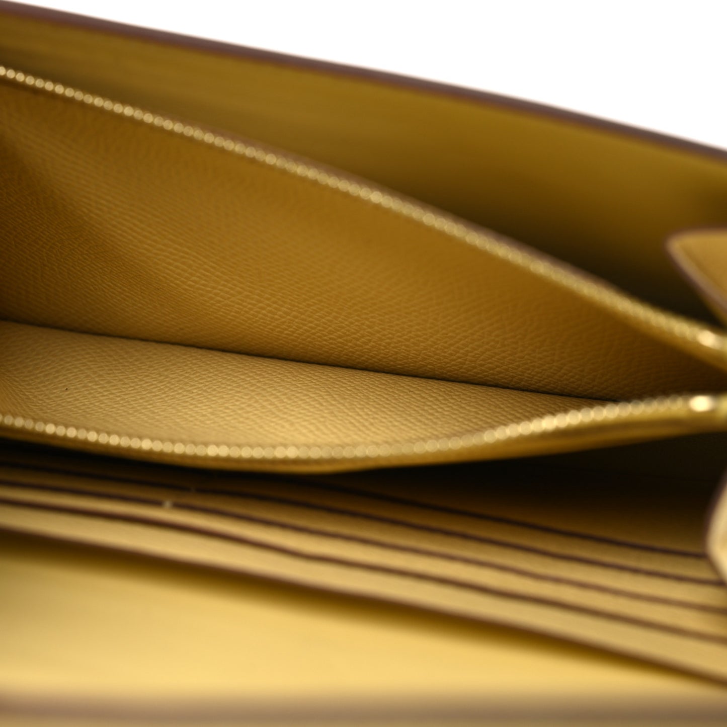 Epsom Constance Long Wallet To Go Wallet Jaune Poussin