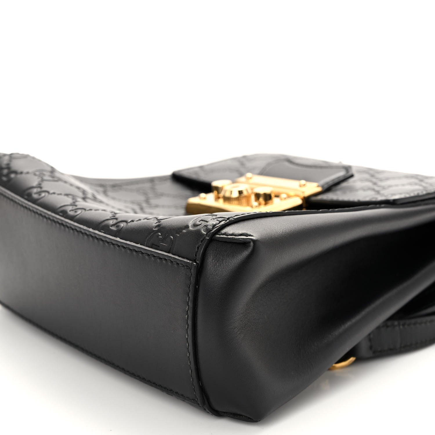 Gucci Guccissima Signature Padlock Backpack Black 9 of 9
