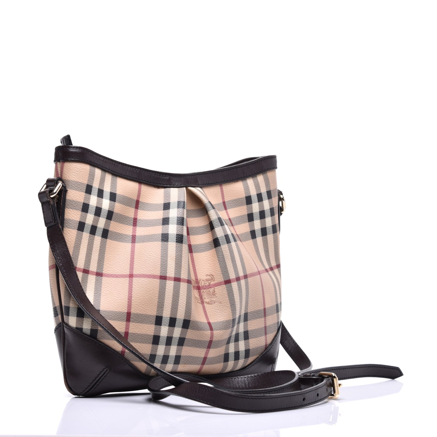 Haymarket Check Hartham Shoulder Bag Chocolate