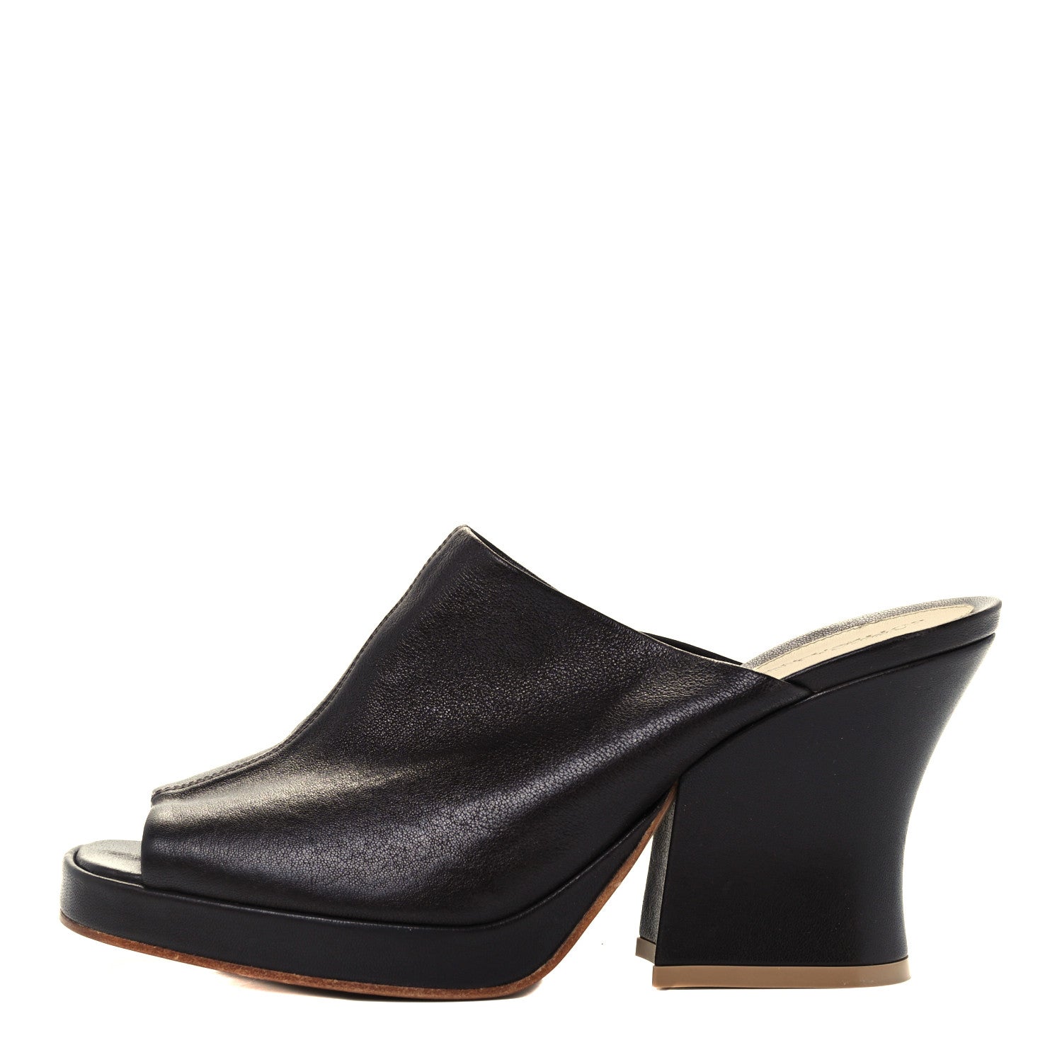 Bottega Veneta Nappa Stack Mule Sandals 39 Fondente 1 of 9