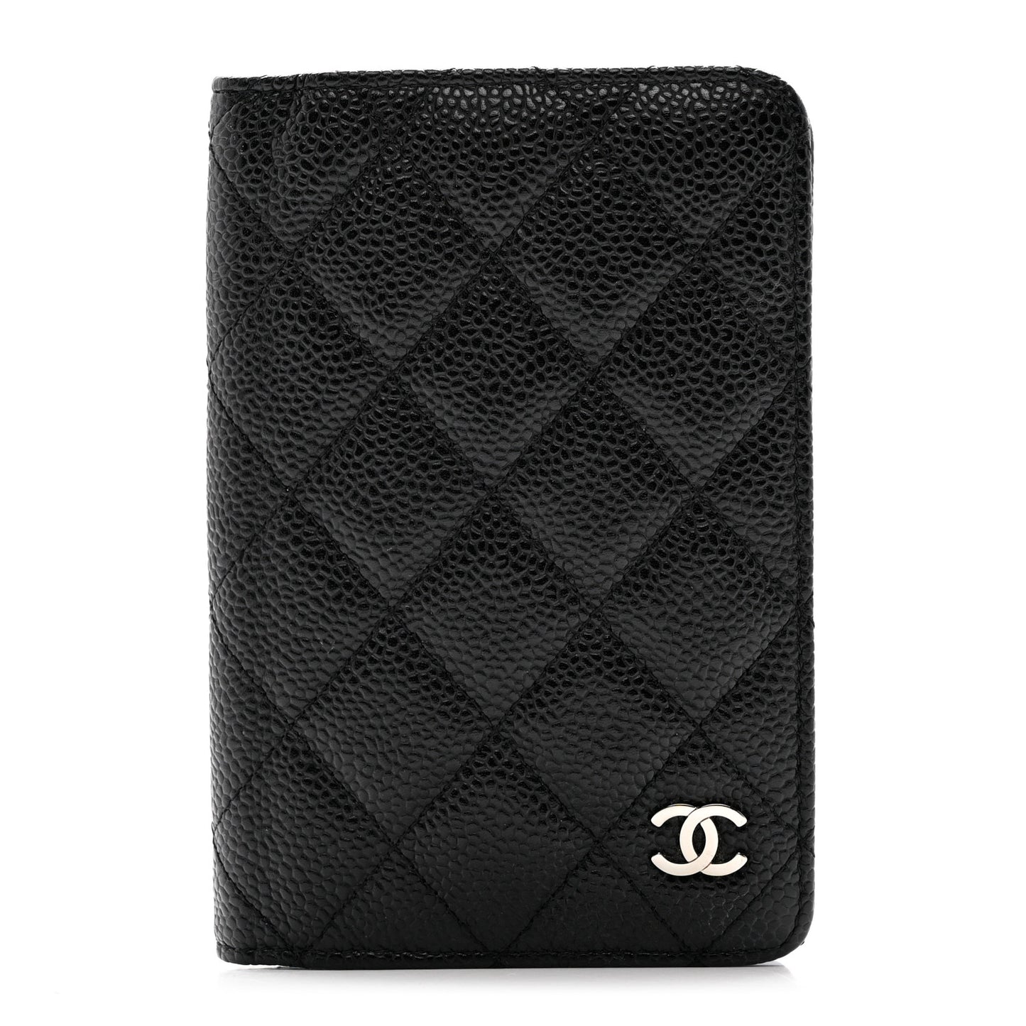 Caviar Quilted Agenda Cover Black