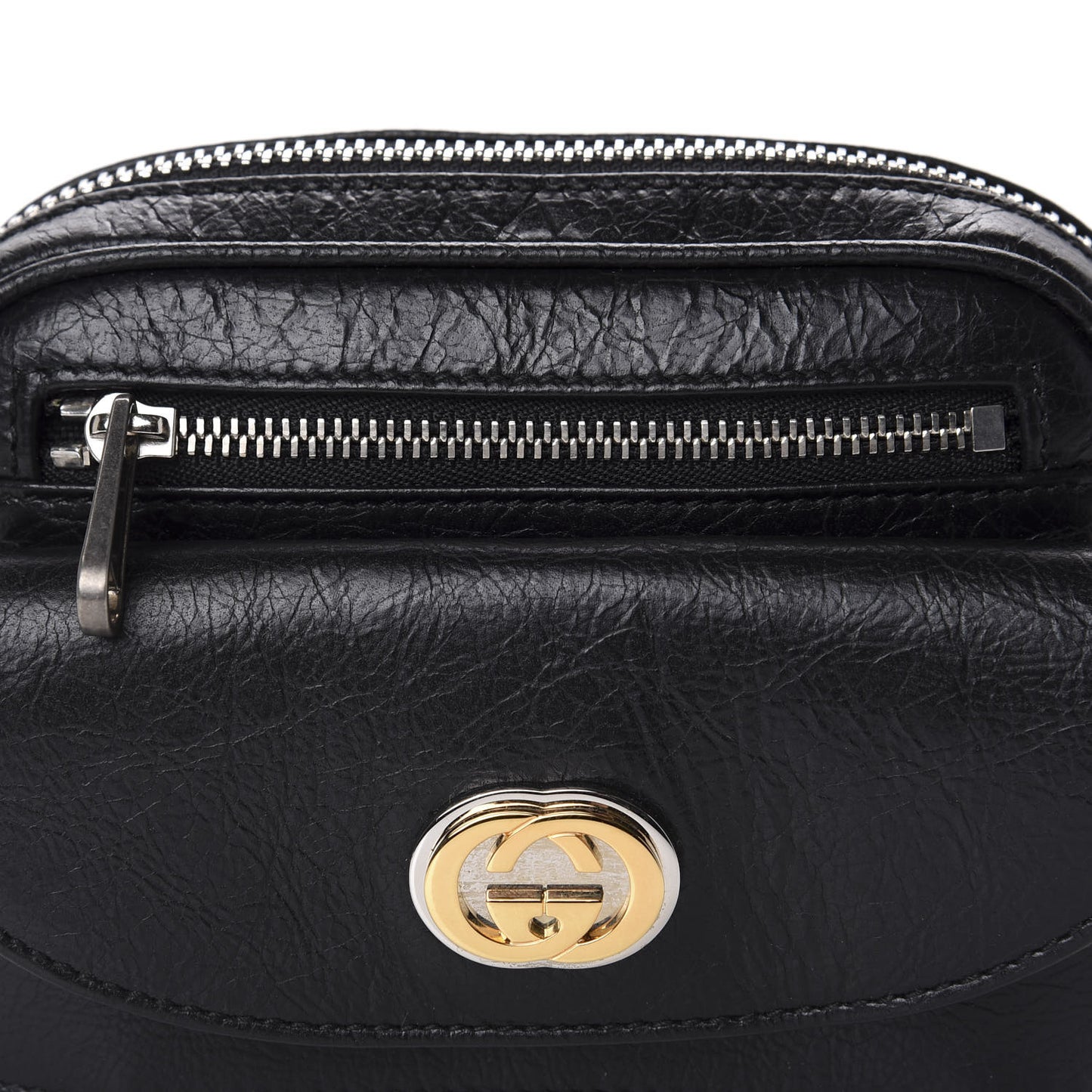 Fluffy Calfskin Mini Morpheus Belt Bag 70 28 Black